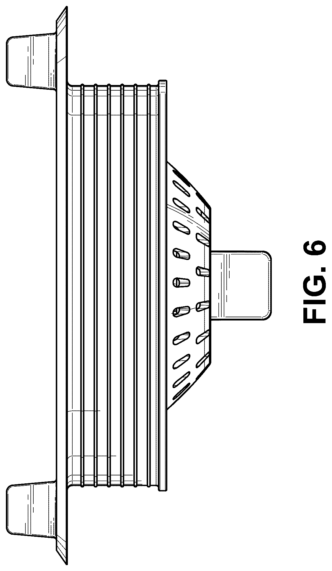 Patent USD1077146 Figure 6 – Drain strainer