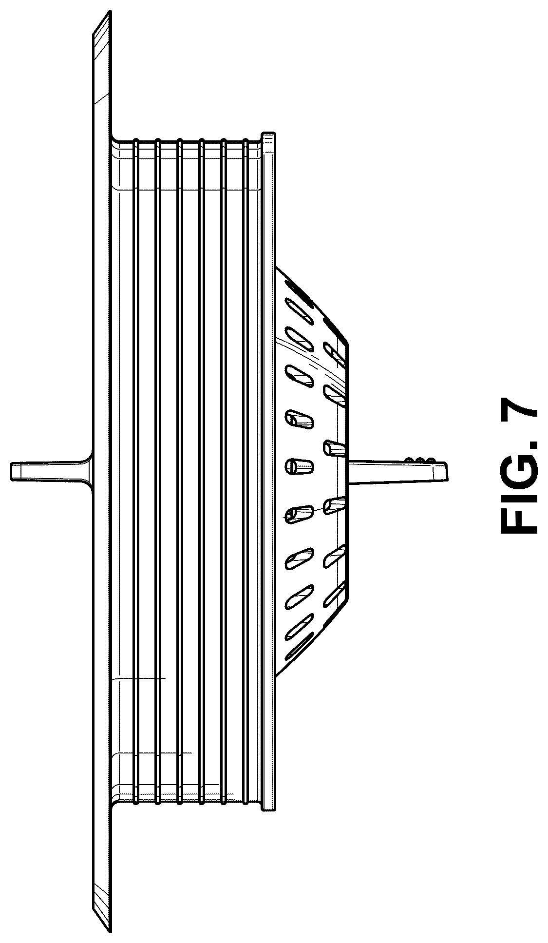 Patent USD1077146 Figure 7 – Drain strainer