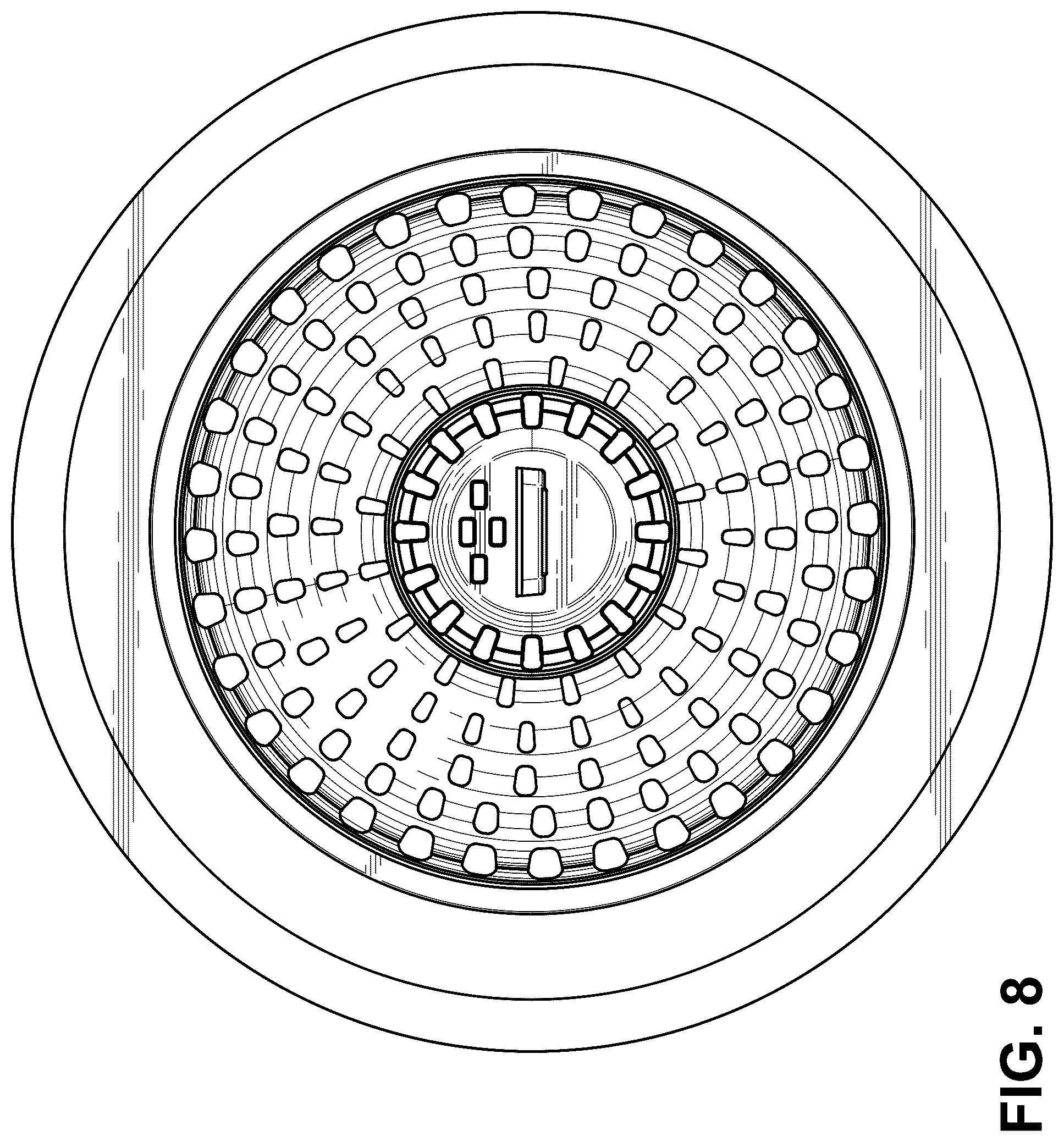 Patent USD1077146 Figure 8 – Drain strainer