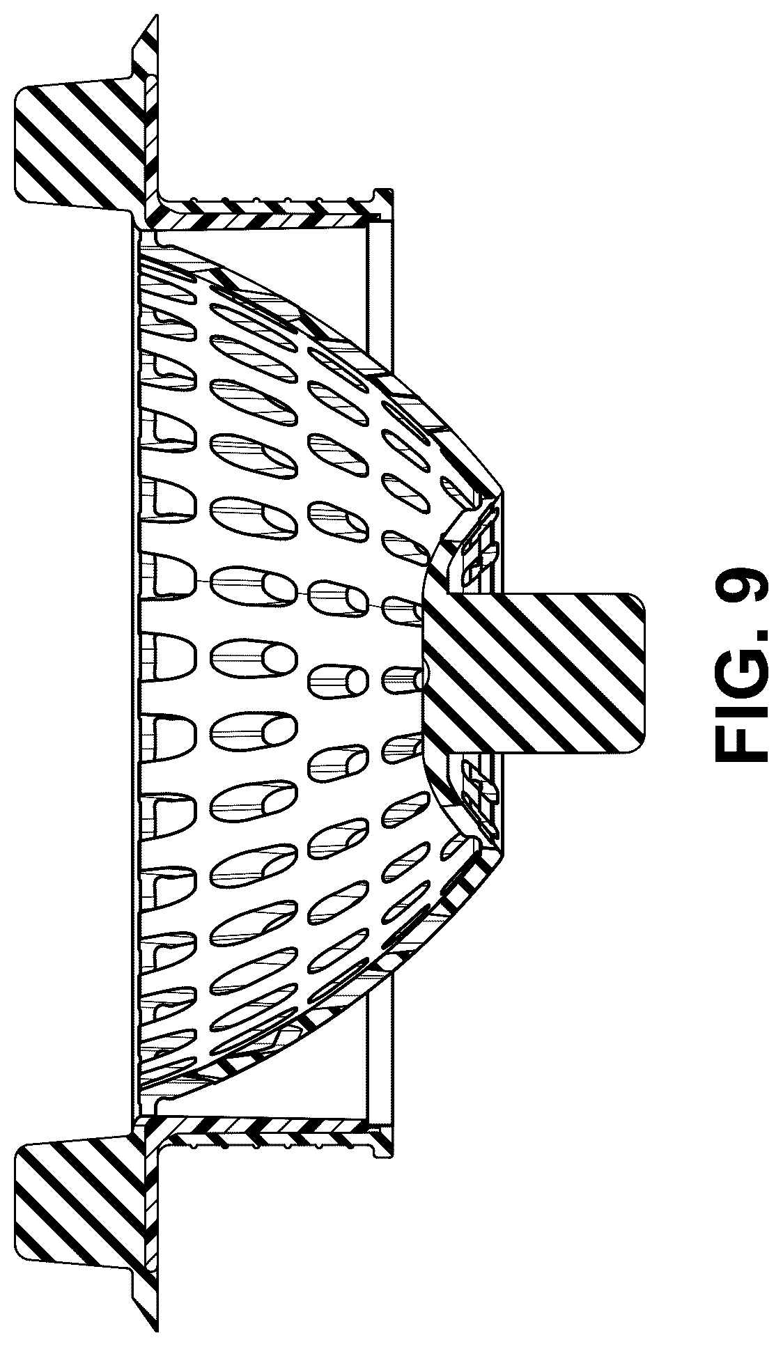 Patent USD1077146 Figure 9 – Drain strainer
