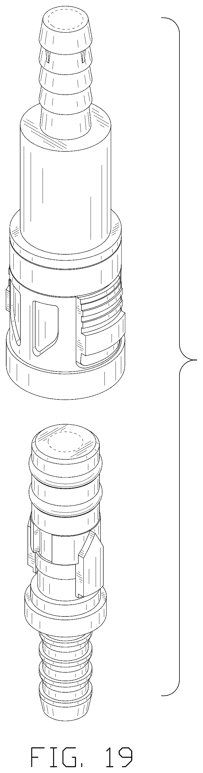 Patent USD1077148 Figure 19 – Pipe fitting set