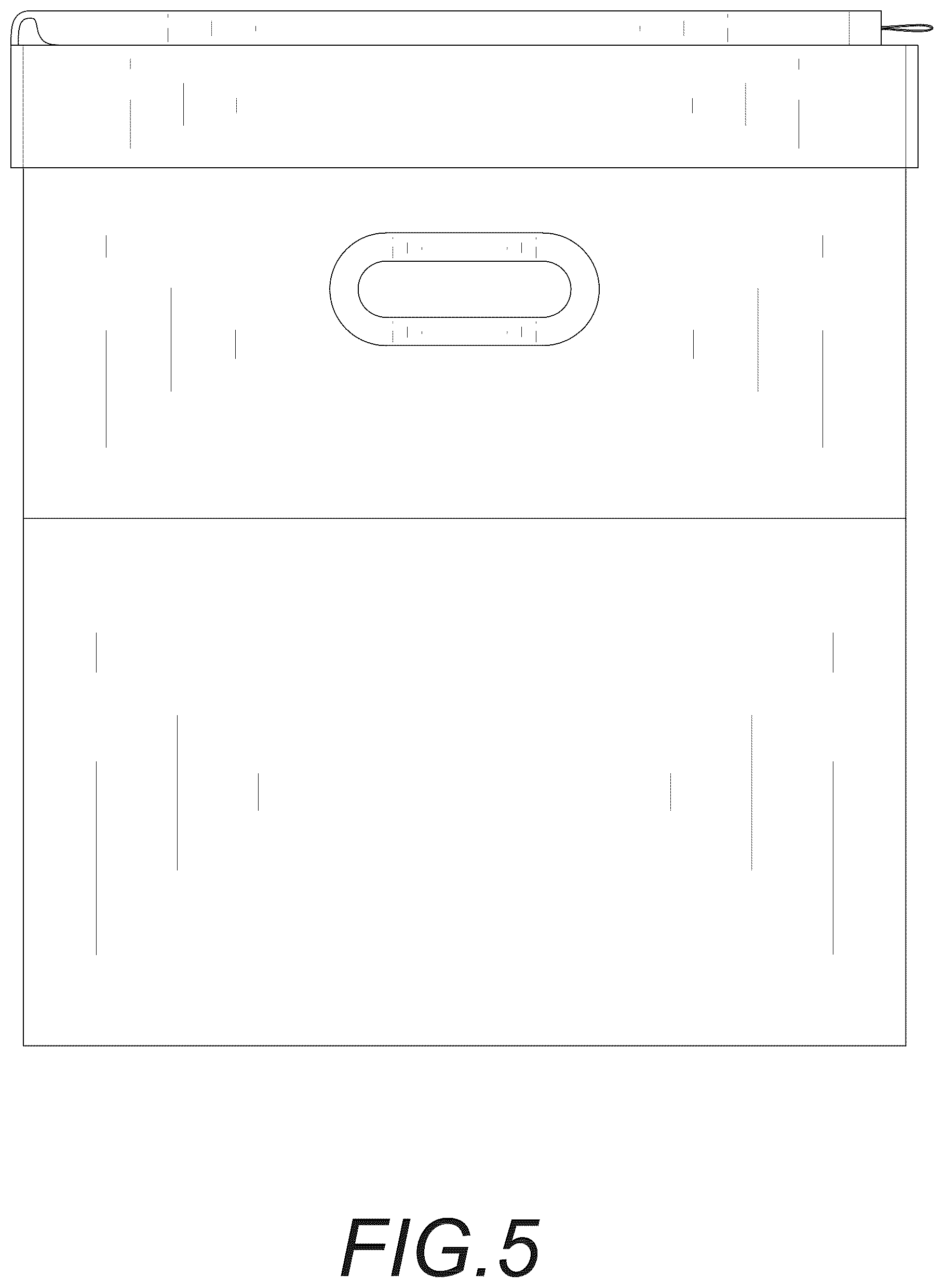 Patent USD1077154 Figure 5 – Portable toilet