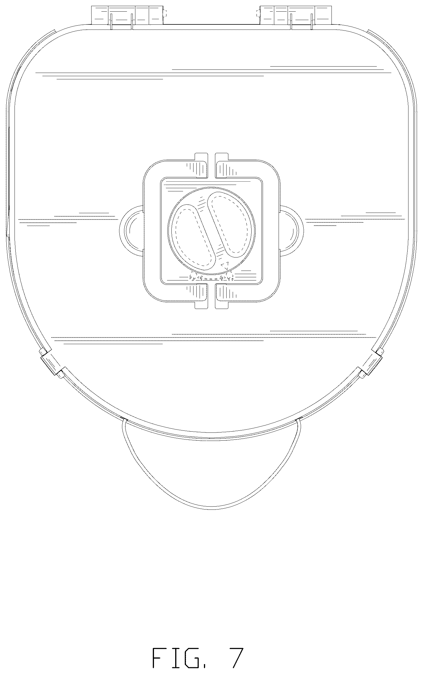 Patent USD1077155 Figure 7 – Folding toilet