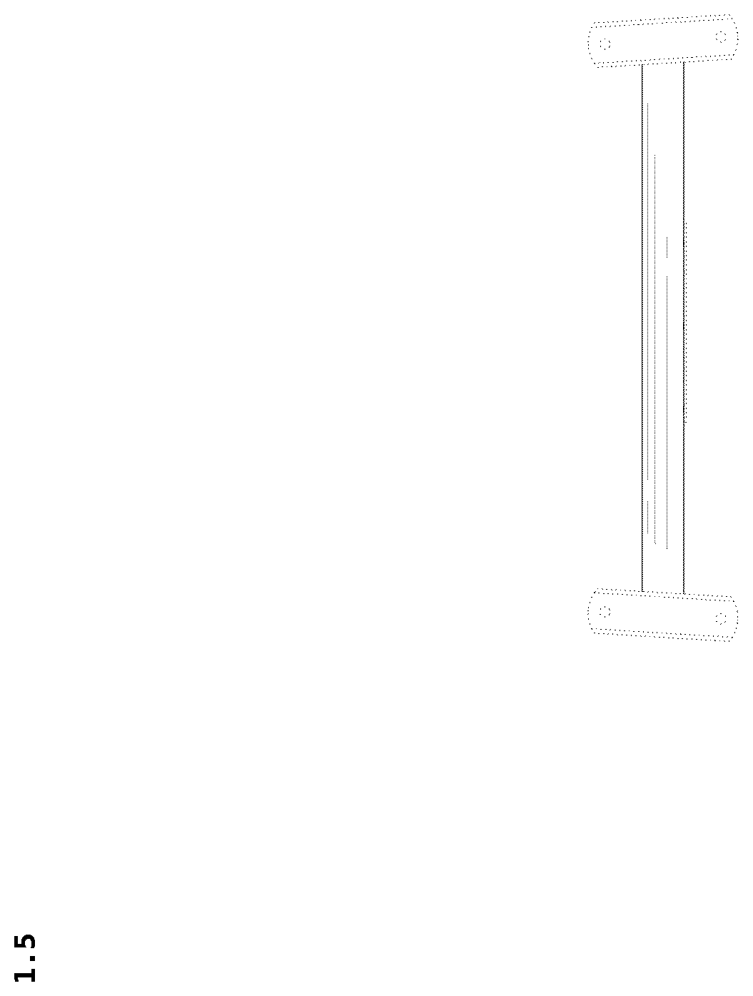 Patent USD1077156 Figure 5 – Frame for commode chair