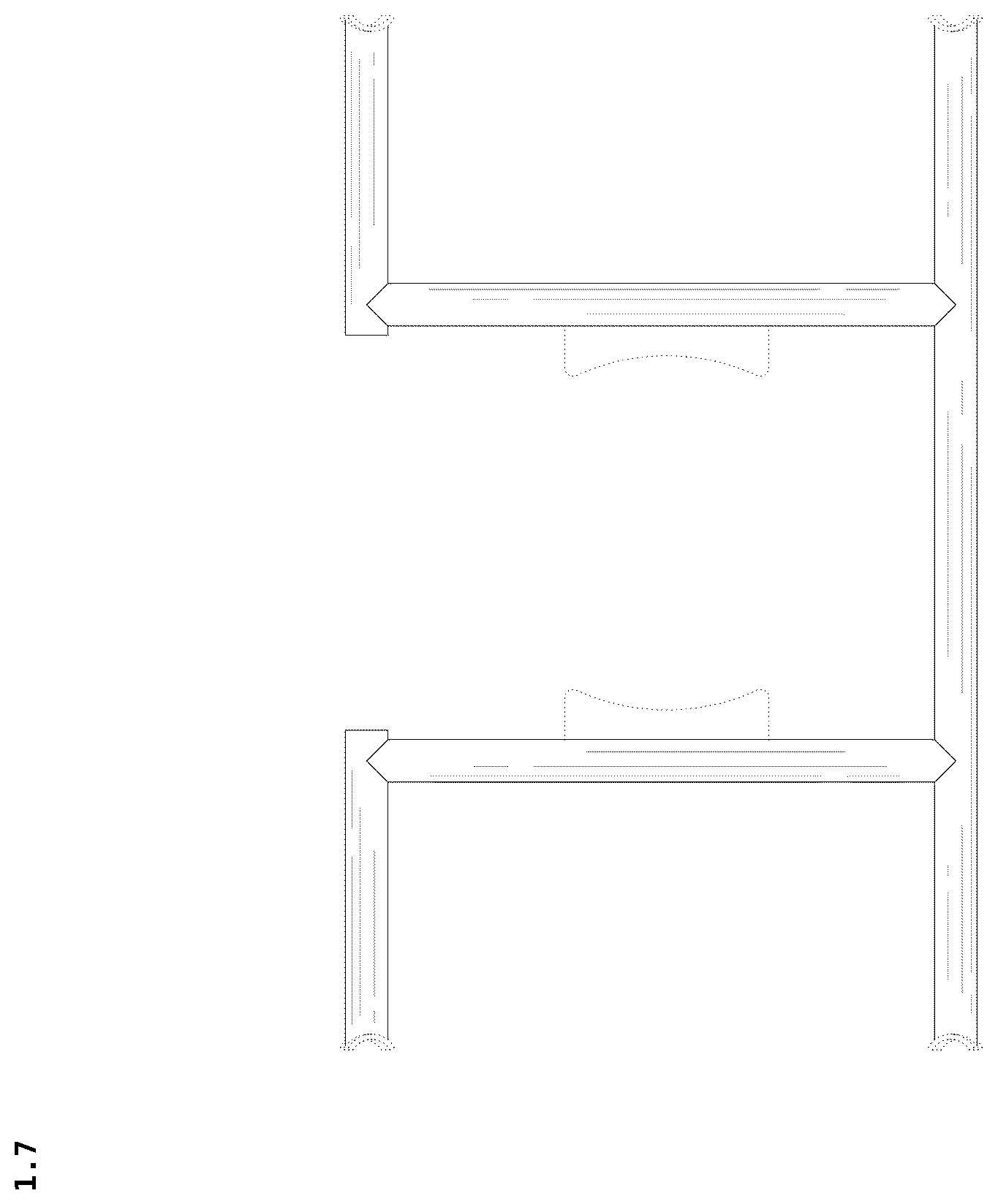 Patent USD1077156 Figure 7 – Frame for commode chair