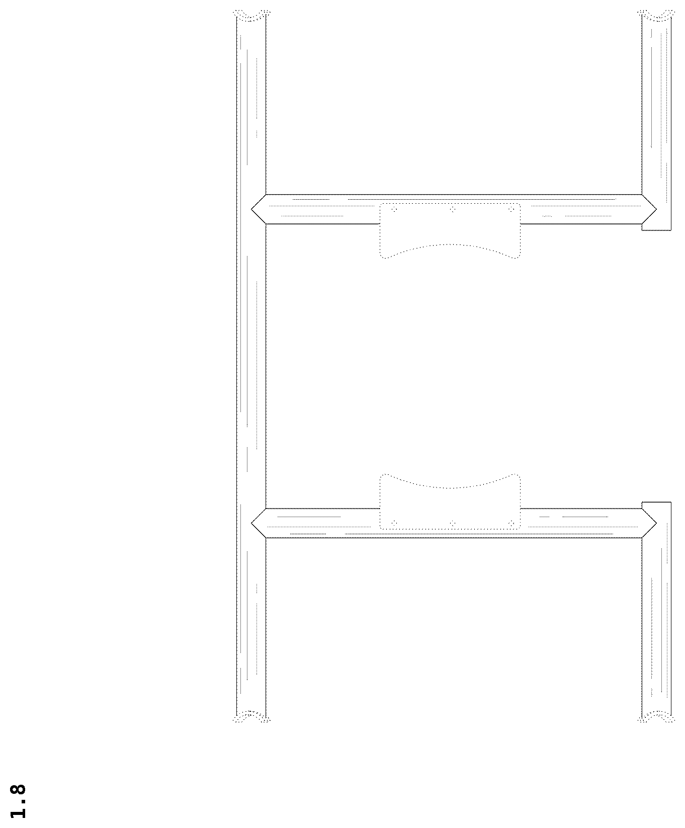 Patent USD1077156 Figure 8 – Frame for commode chair