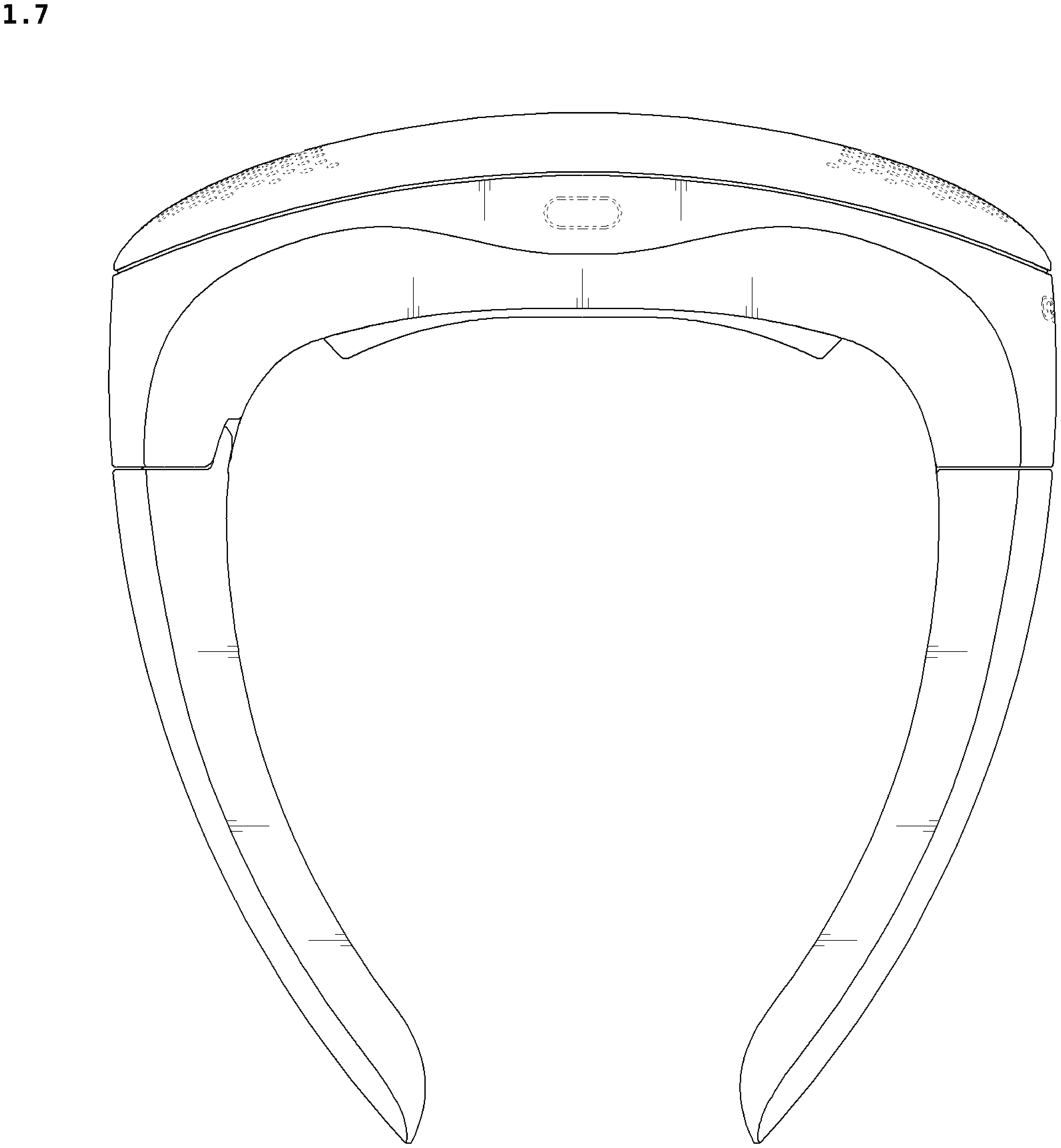 Patent USD1077157 Figure 7 – Wearable air conditioner