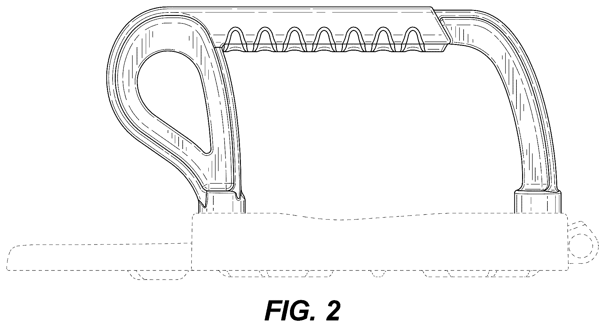 Patent USD1077158 Figure 2 – Toilet seat assembly