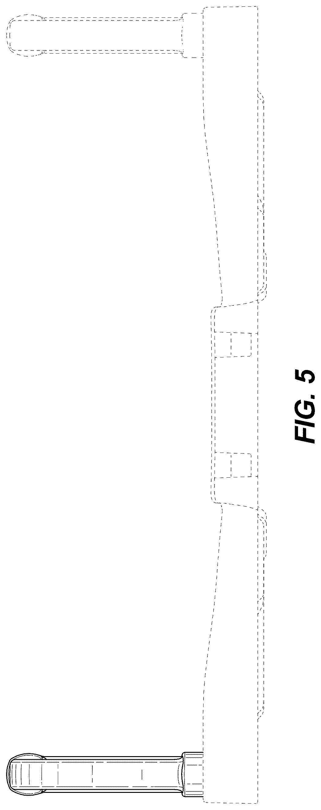 Patent USD1077158 Figure 5 – Toilet seat assembly
