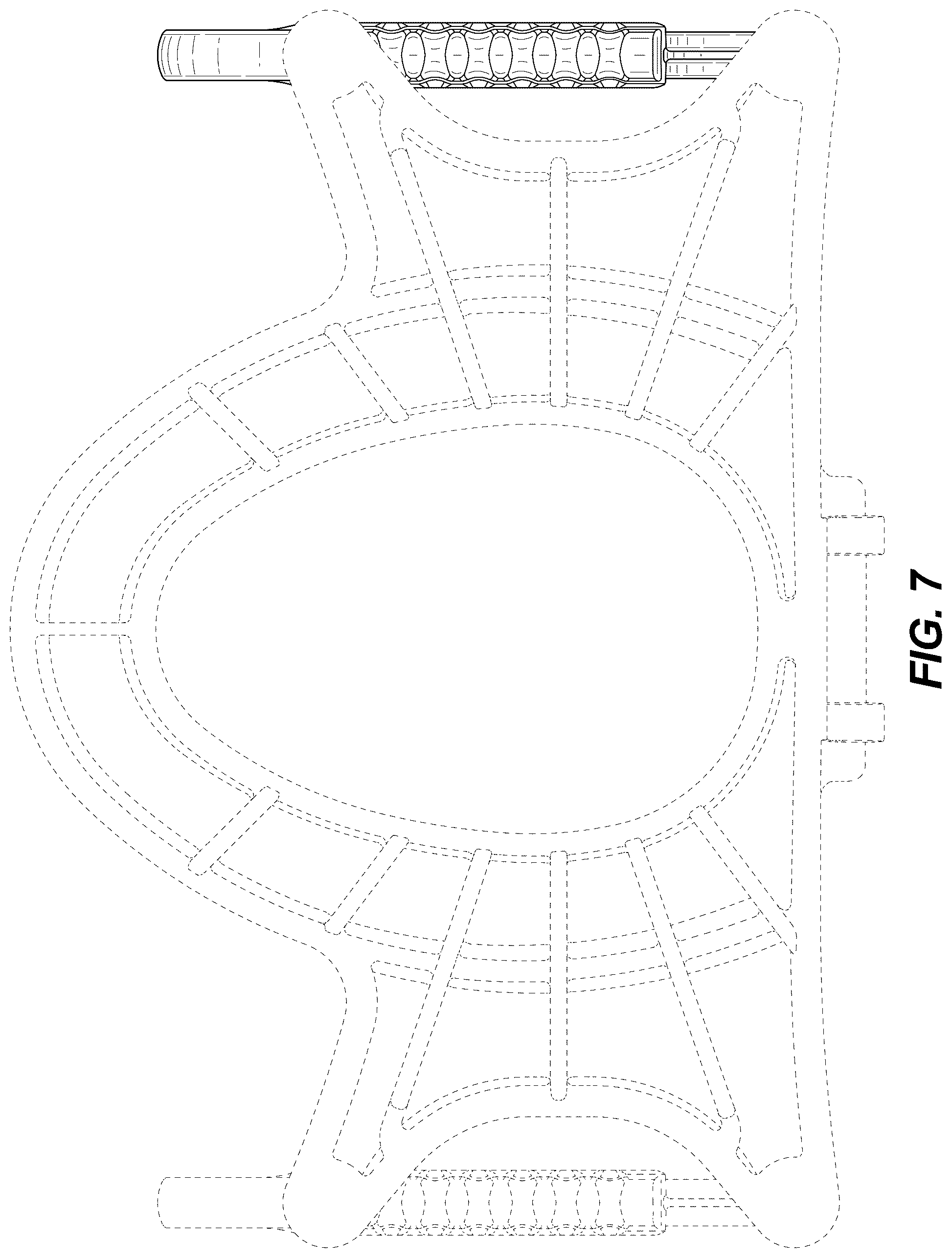 Patent USD1077158 Figure 7 – Toilet seat assembly