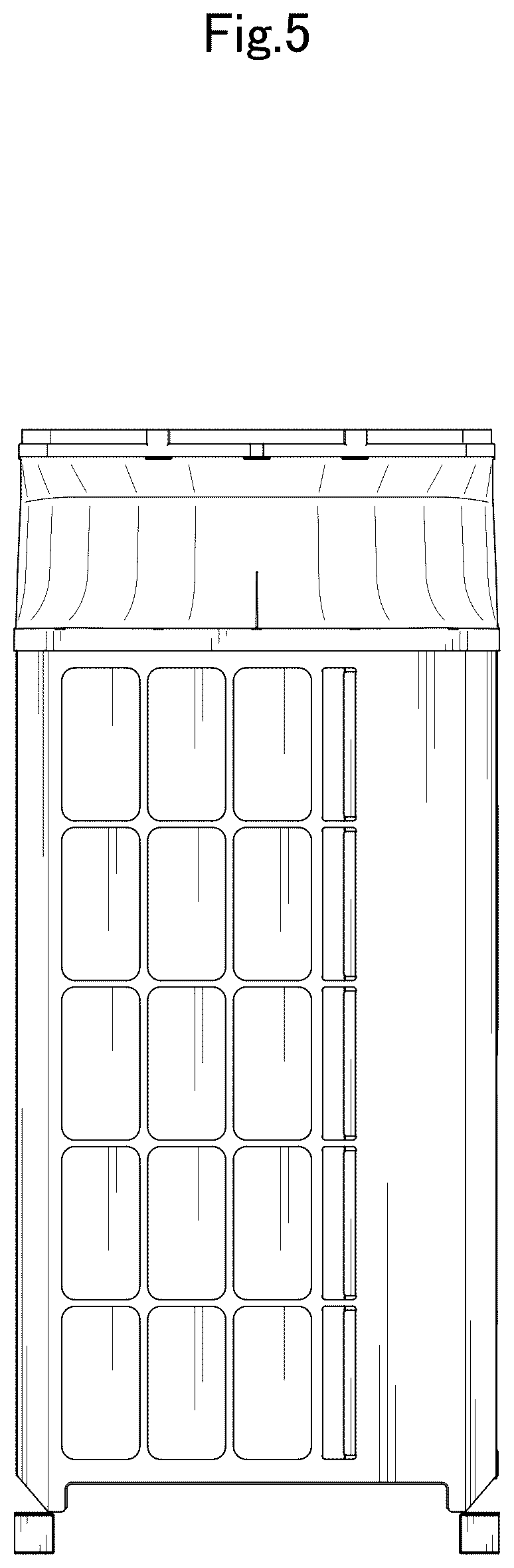 Patent USD1077160 Figure 5 – Outdoor unit for water heater