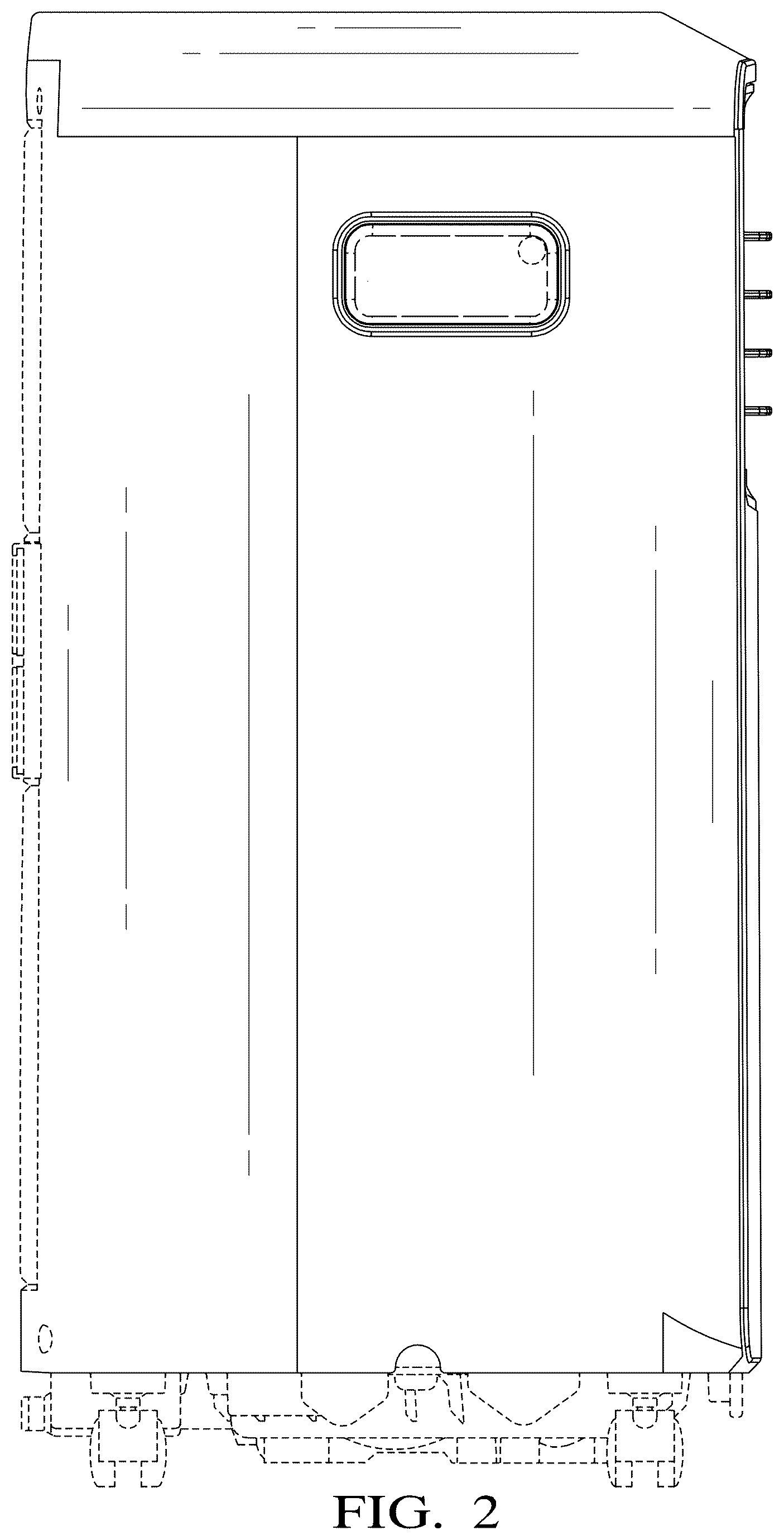 Patent USD1077162 Figure 2 – Portable air conditioner
