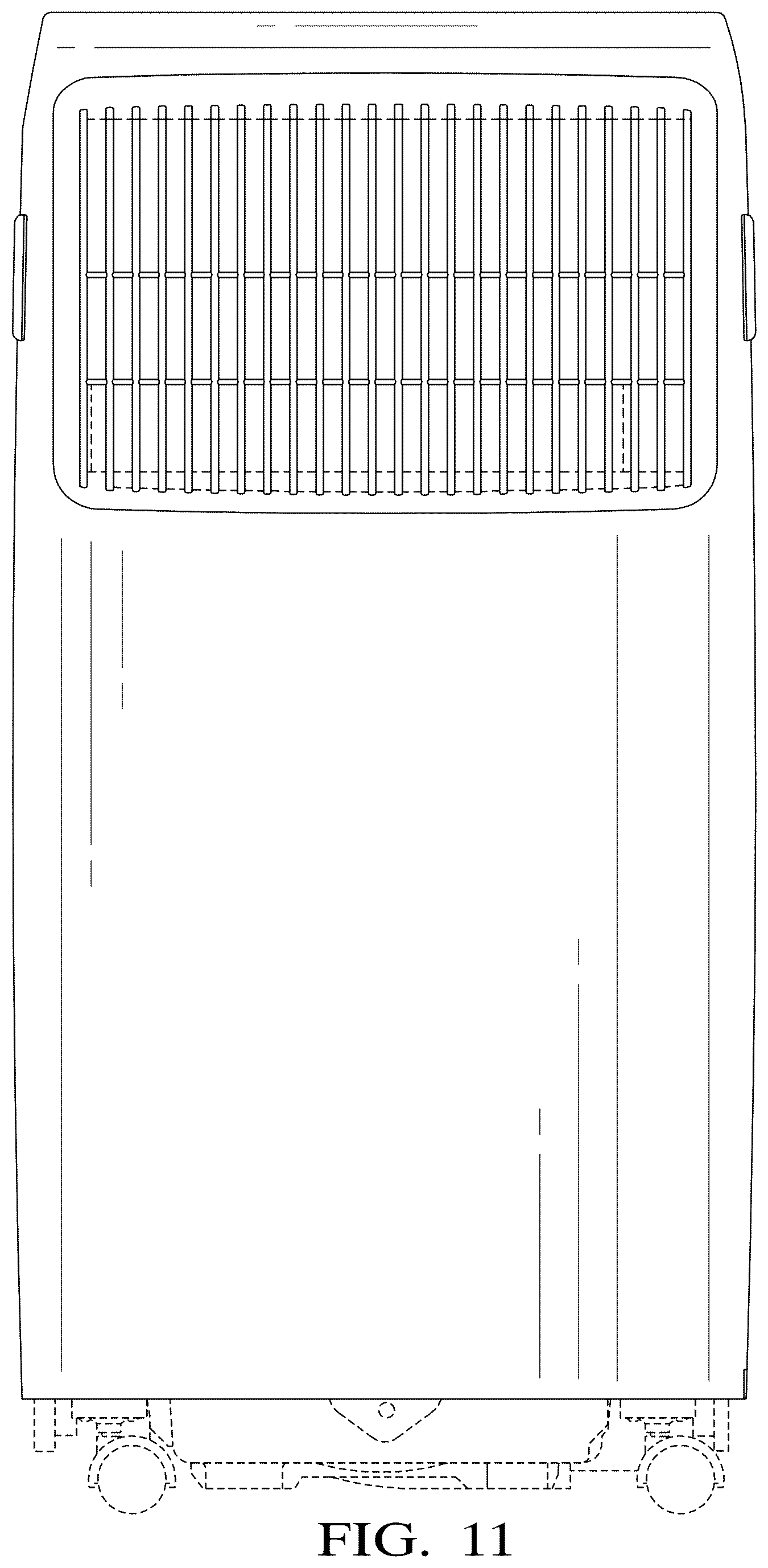 Patent USD1077162 Figure 11 – Portable air conditioner