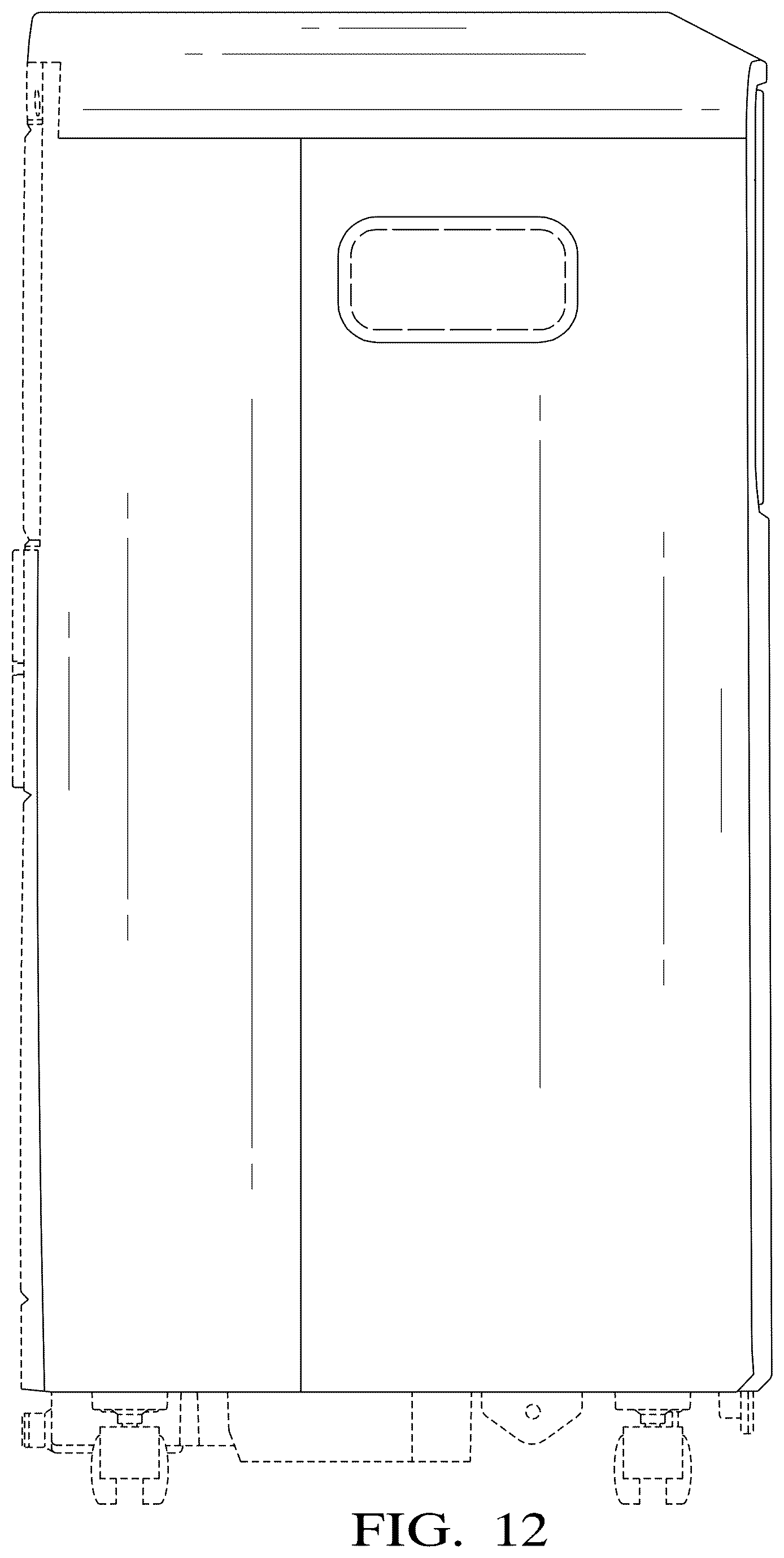 Patent USD1077162 Figure 12 – Portable air conditioner