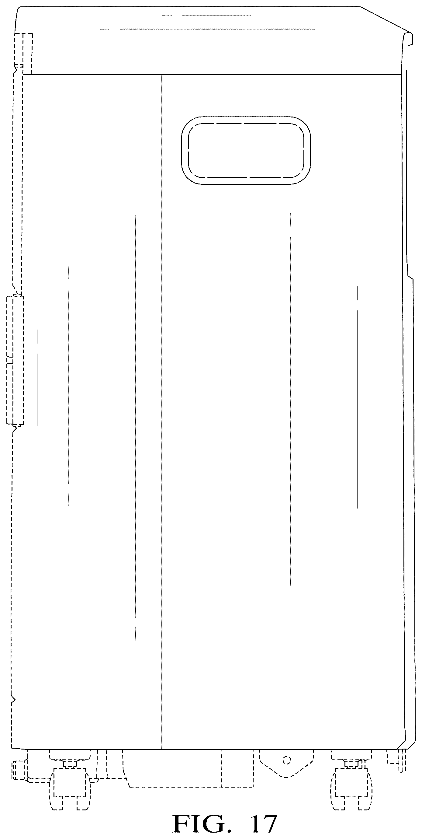 Patent USD1077162 Figure 17 – Portable air conditioner