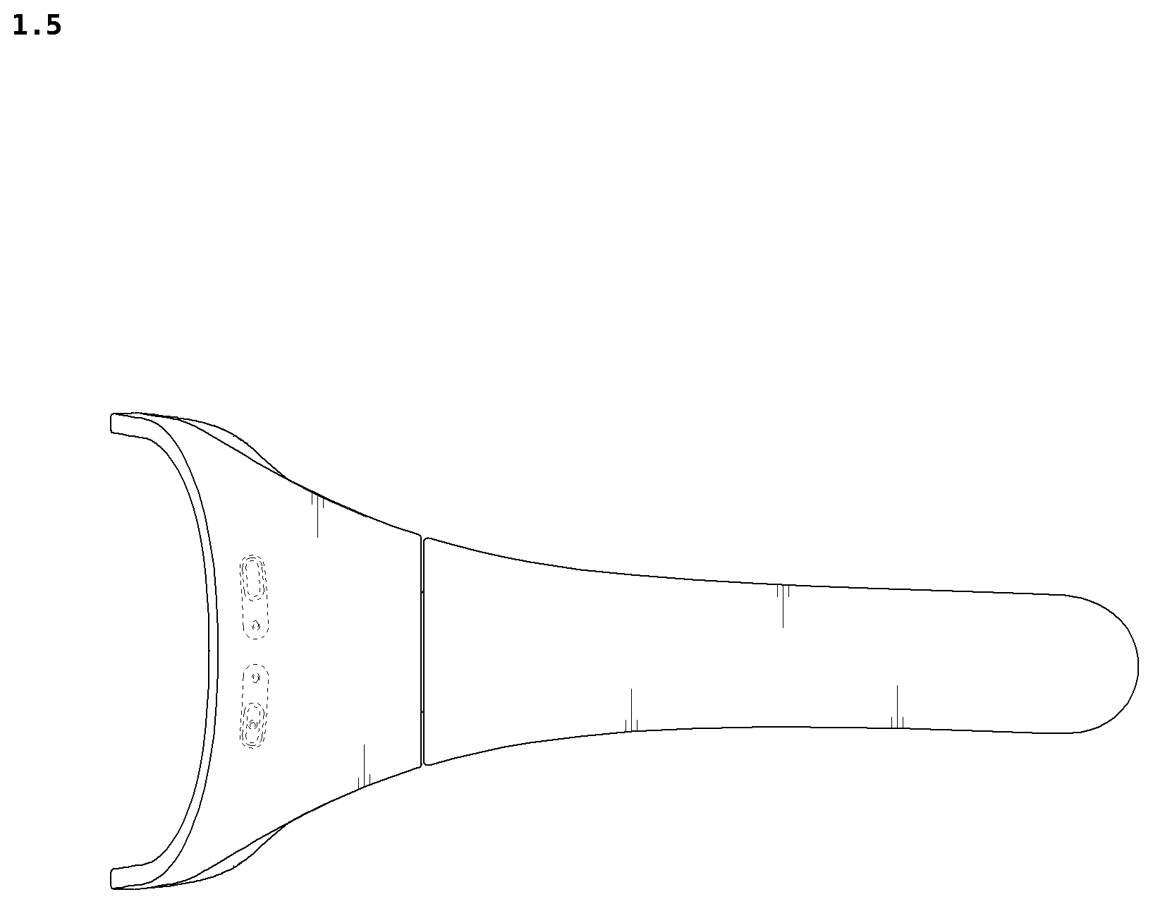 Patent USD1077163 Figure 5 – Neckband for wearable air conditioner
