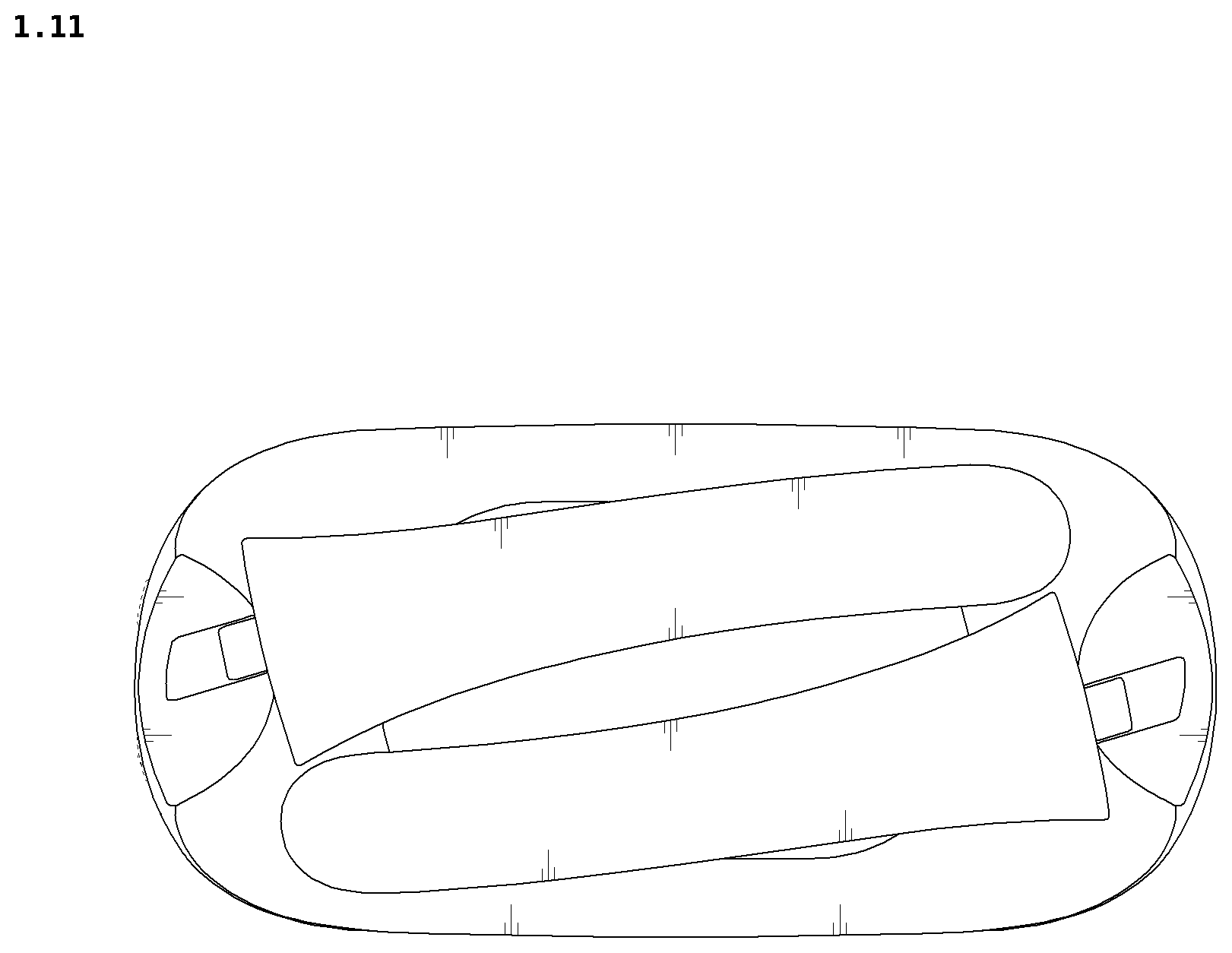 Patent USD1077163 Figure 11 – Neckband for wearable air conditioner