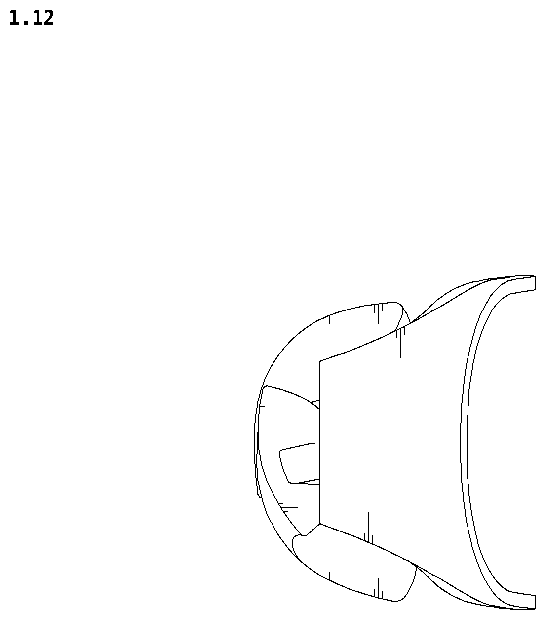 Patent USD1077163 Figure 12 – Neckband for wearable air conditioner