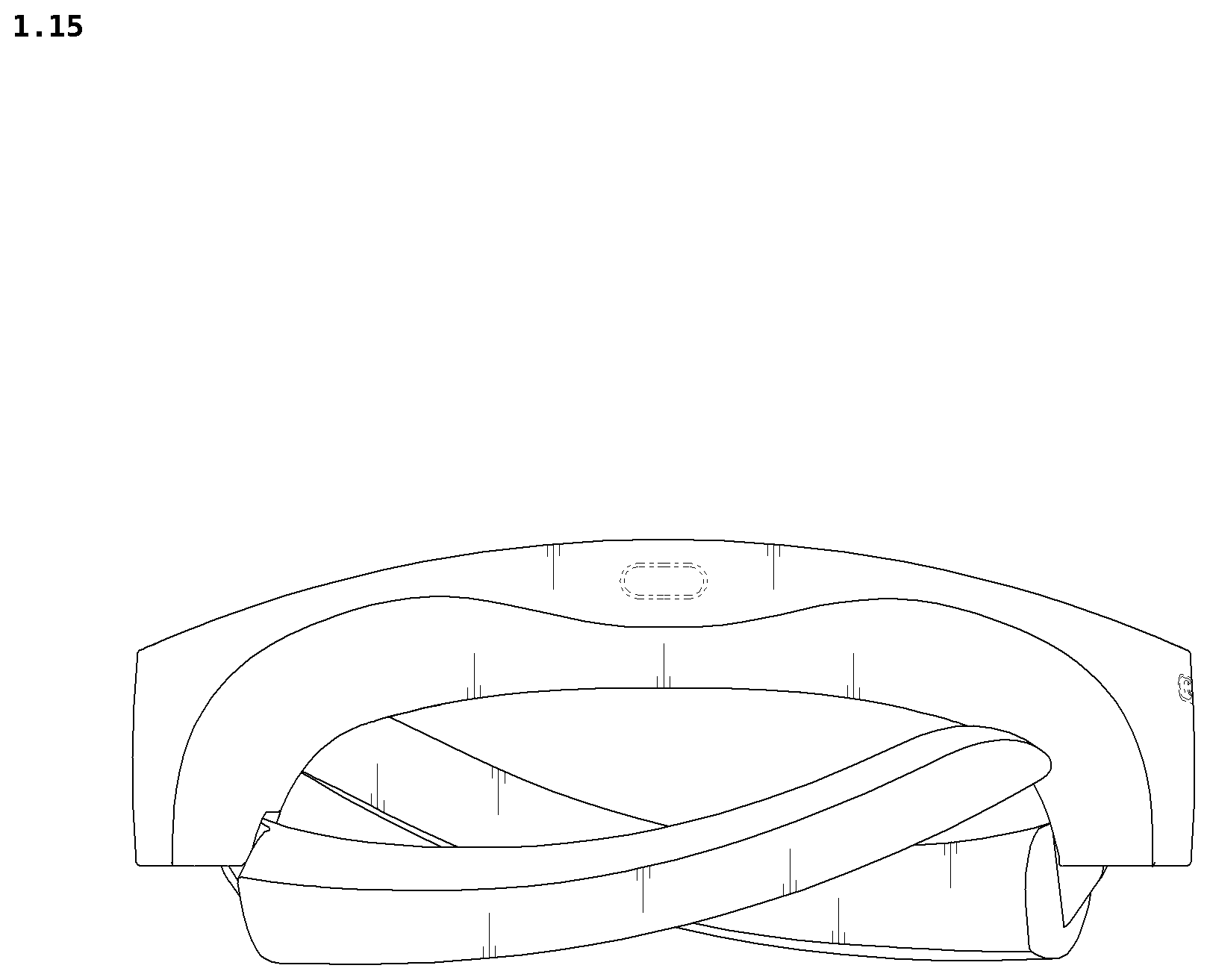 Patent USD1077163 Figure 15 – Neckband for wearable air conditioner
