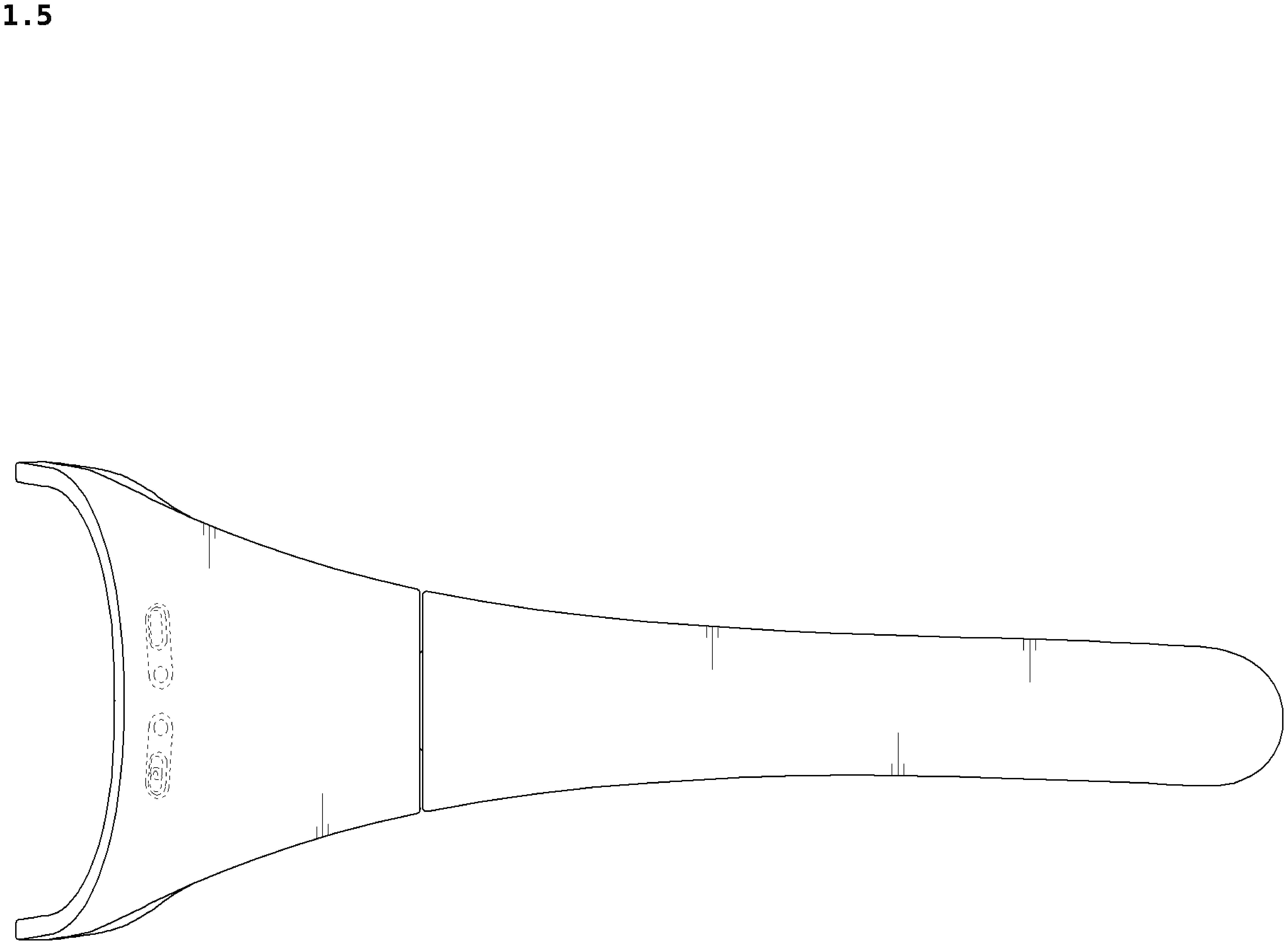 Patent USD1077164 Figure 5 – Neckband for wearable air conditioner