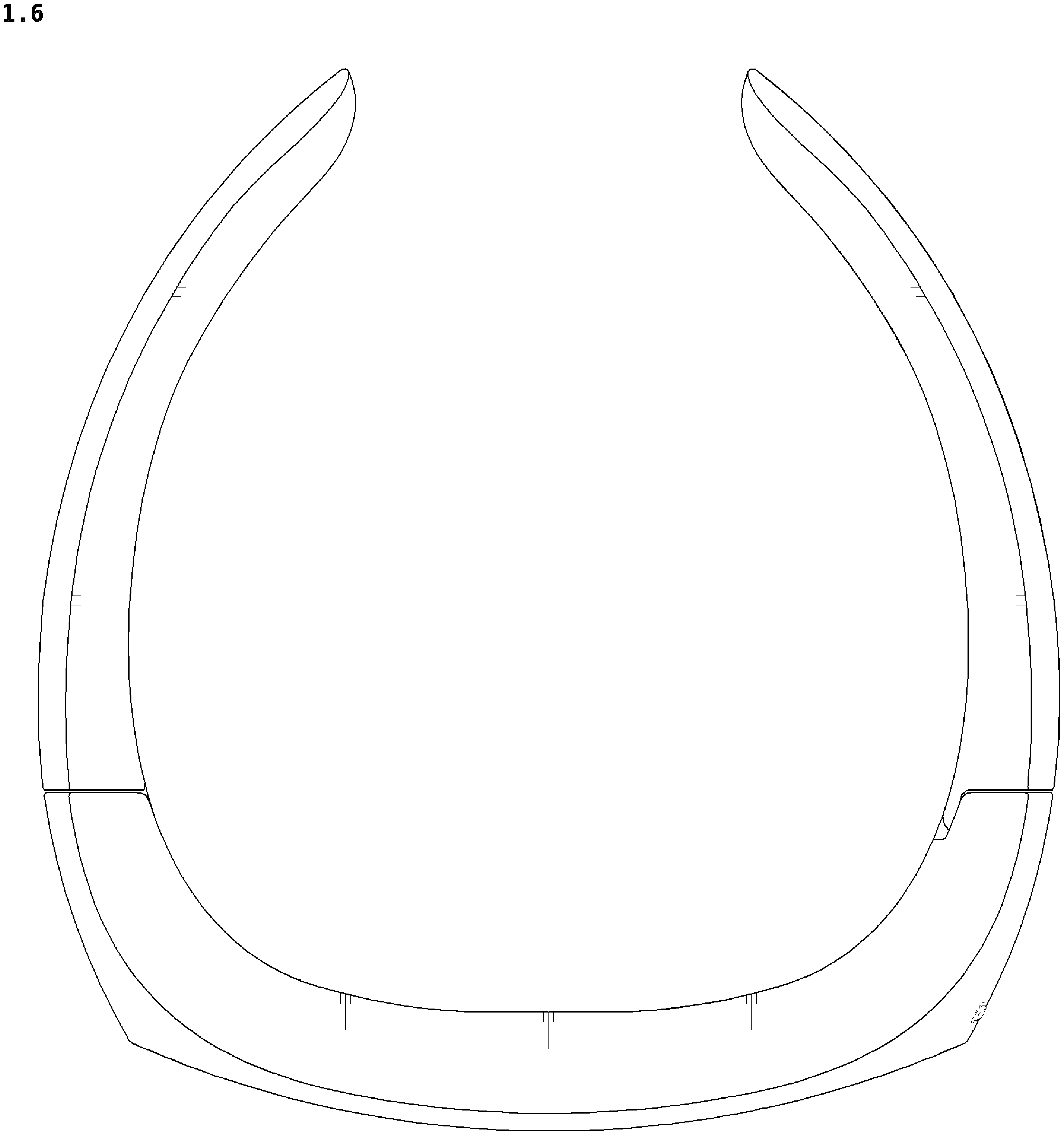 Patent USD1077164 Figure 6 – Neckband for wearable air conditioner