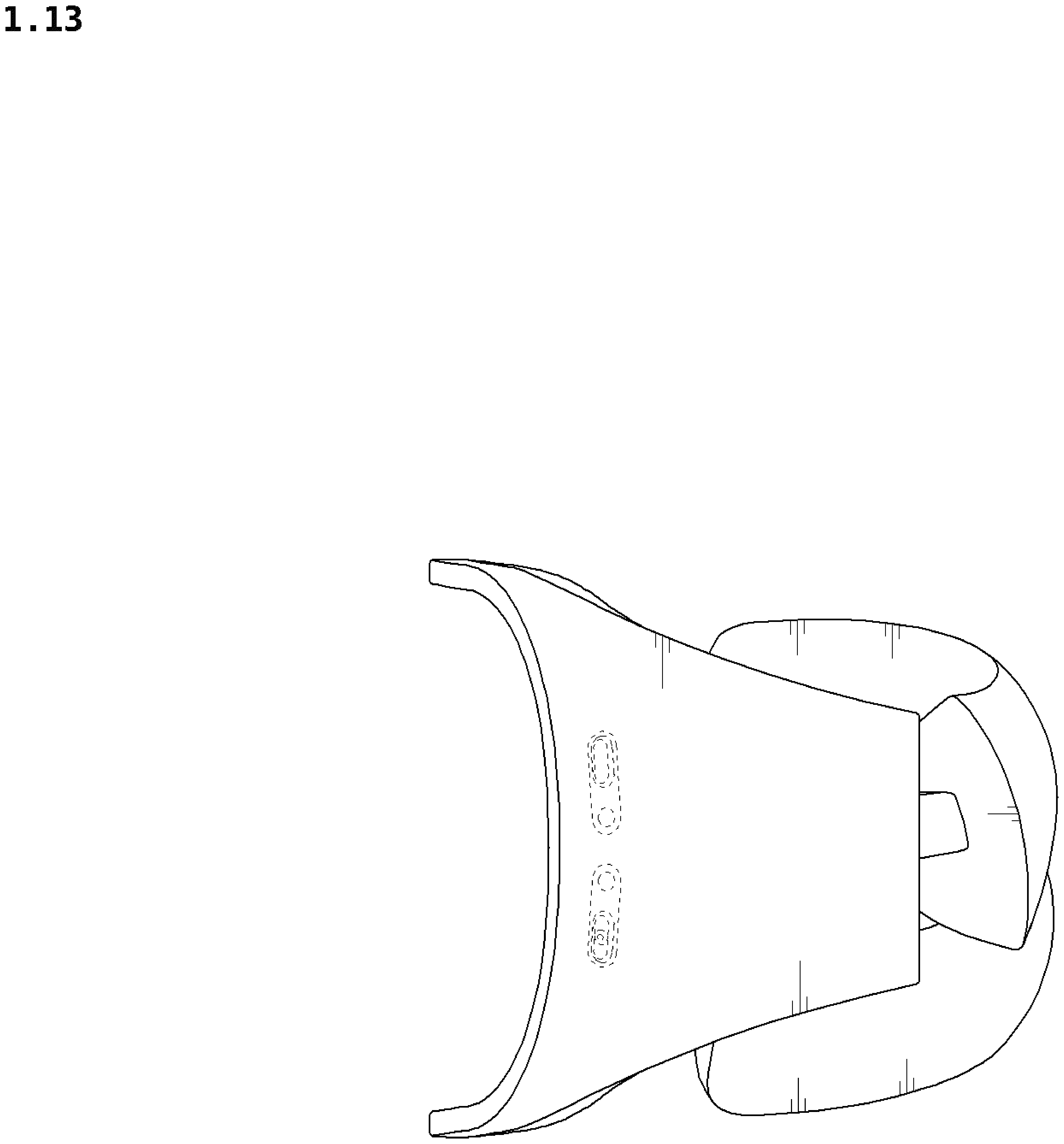 Patent USD1077164 Figure 13 – Neckband for wearable air conditioner