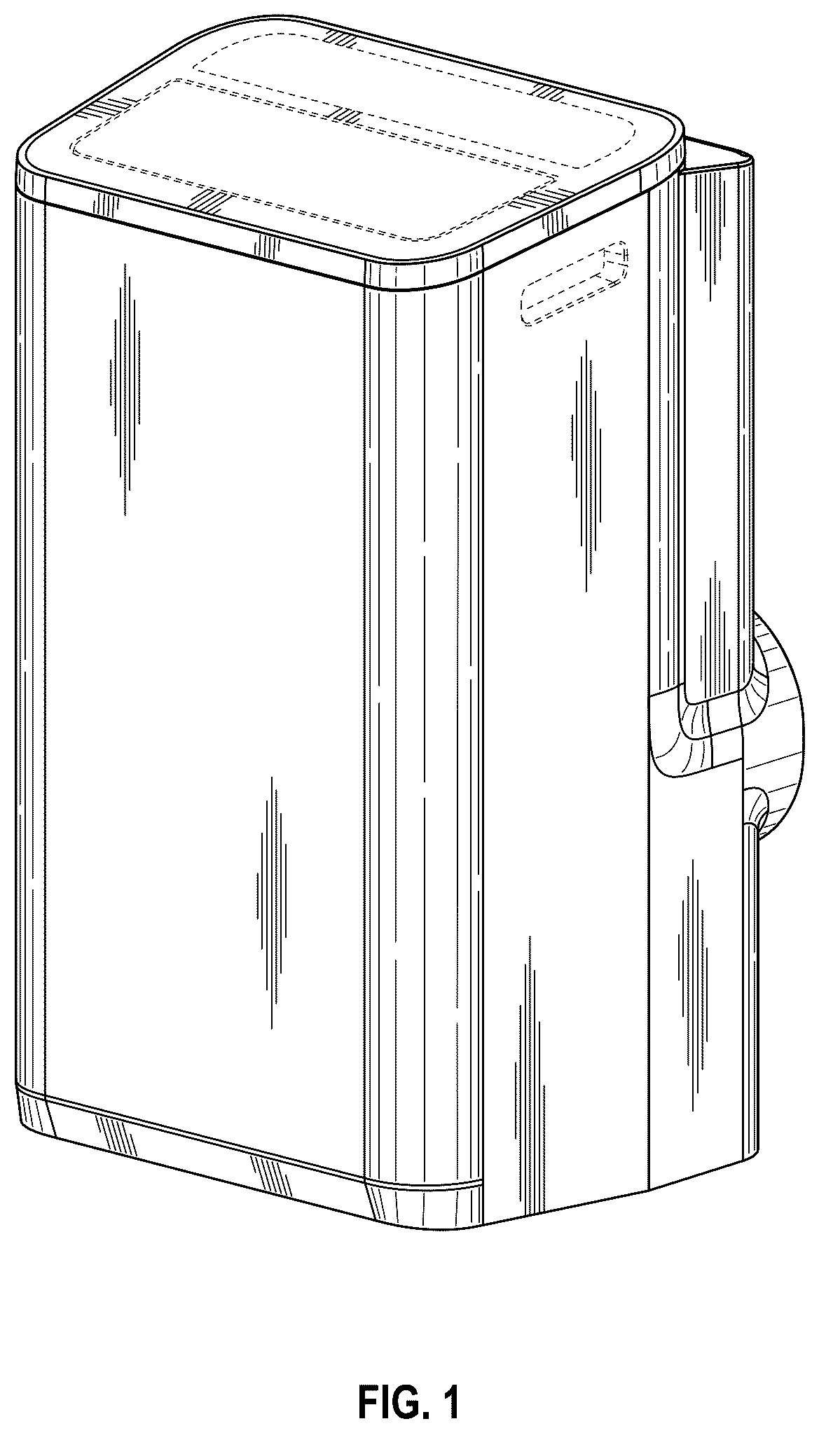 Patent USD1077166 Figure 1 – Air conditioner