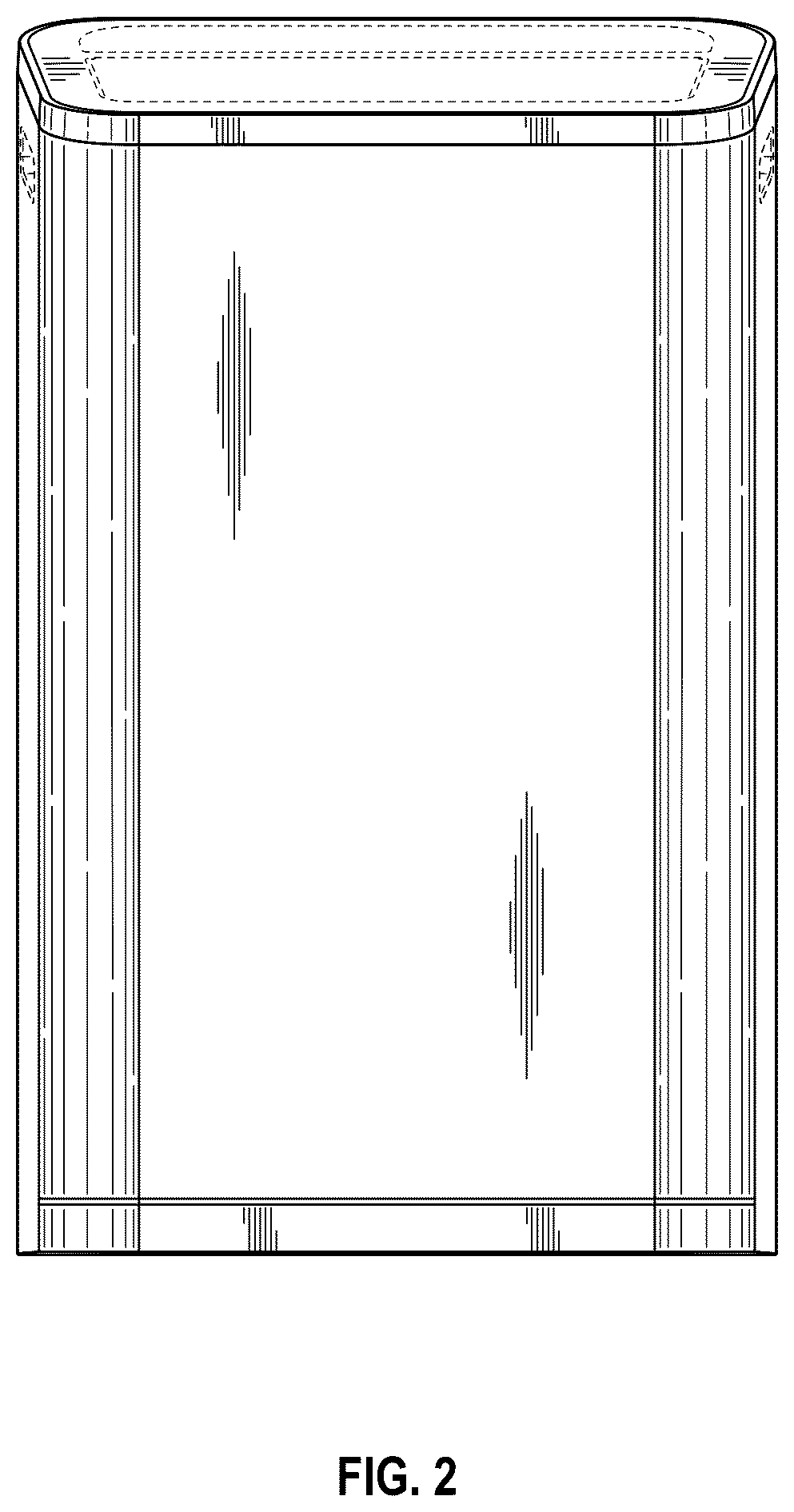 Patent USD1077166 Figure 2 – Air conditioner