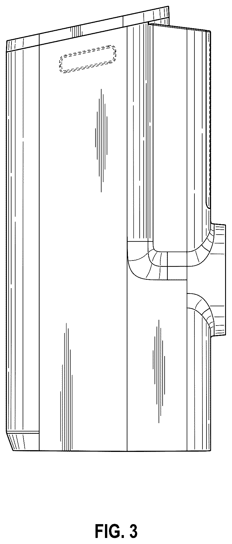 Patent USD1077166 Figure 3 – Air conditioner