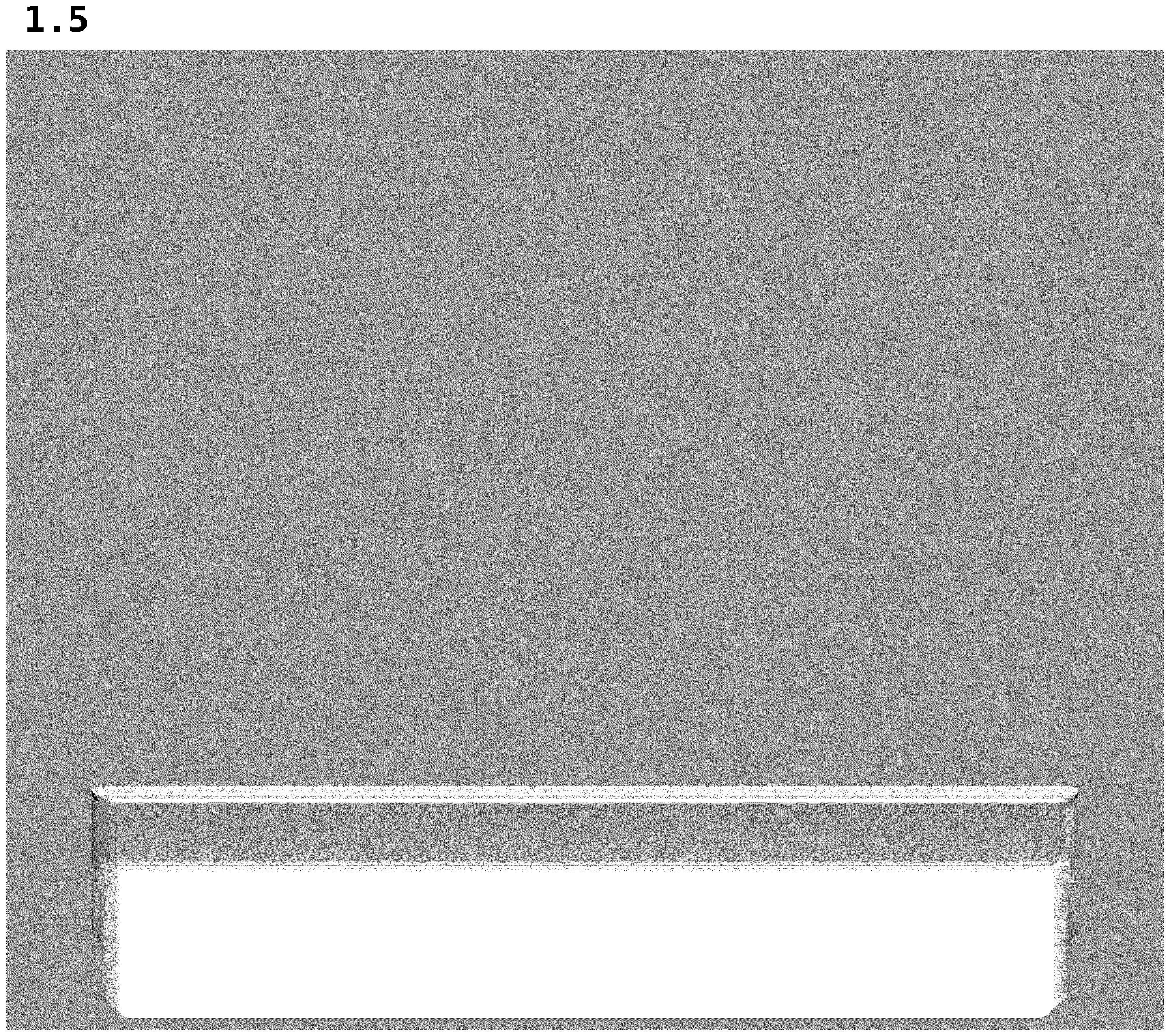 Patent USD1077167 Figure 5 – Air conditioner