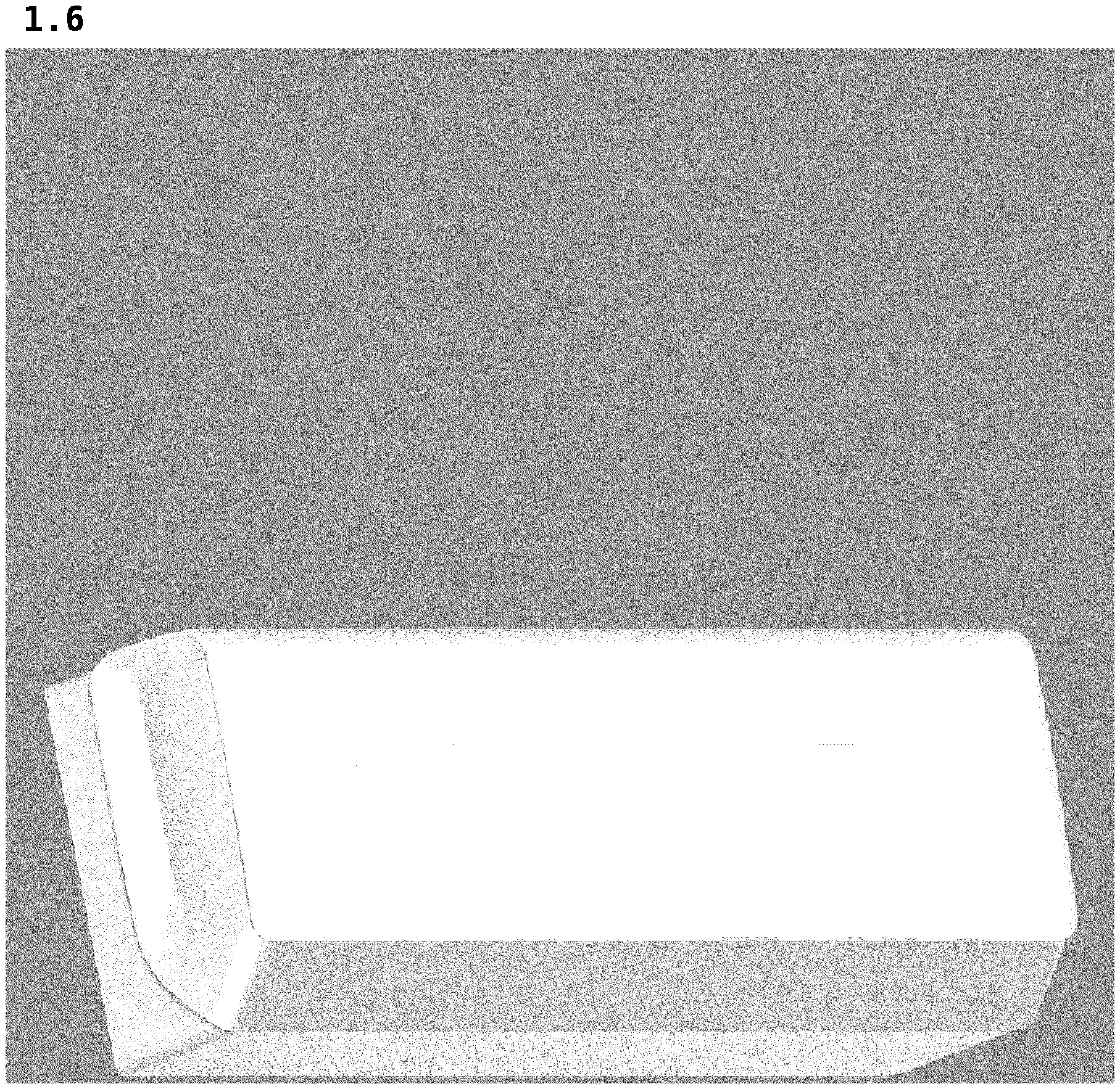 Patent USD1077167 Figure 6 – Air conditioner