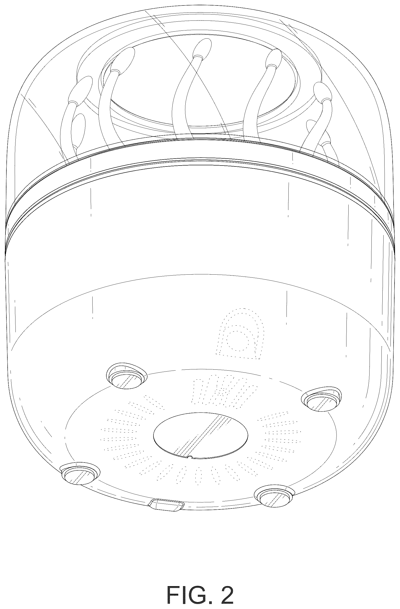 Patent USD1077169 Figure 2 – Humidifier