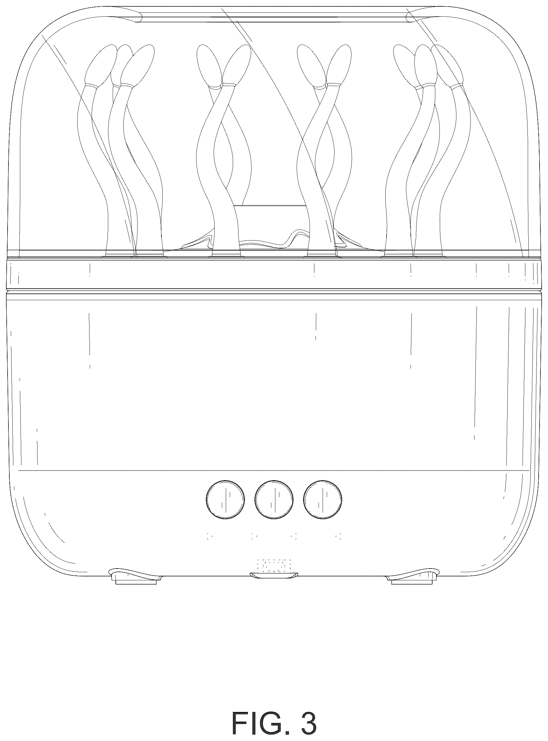 Patent USD1077169 Figure 3 – Humidifier