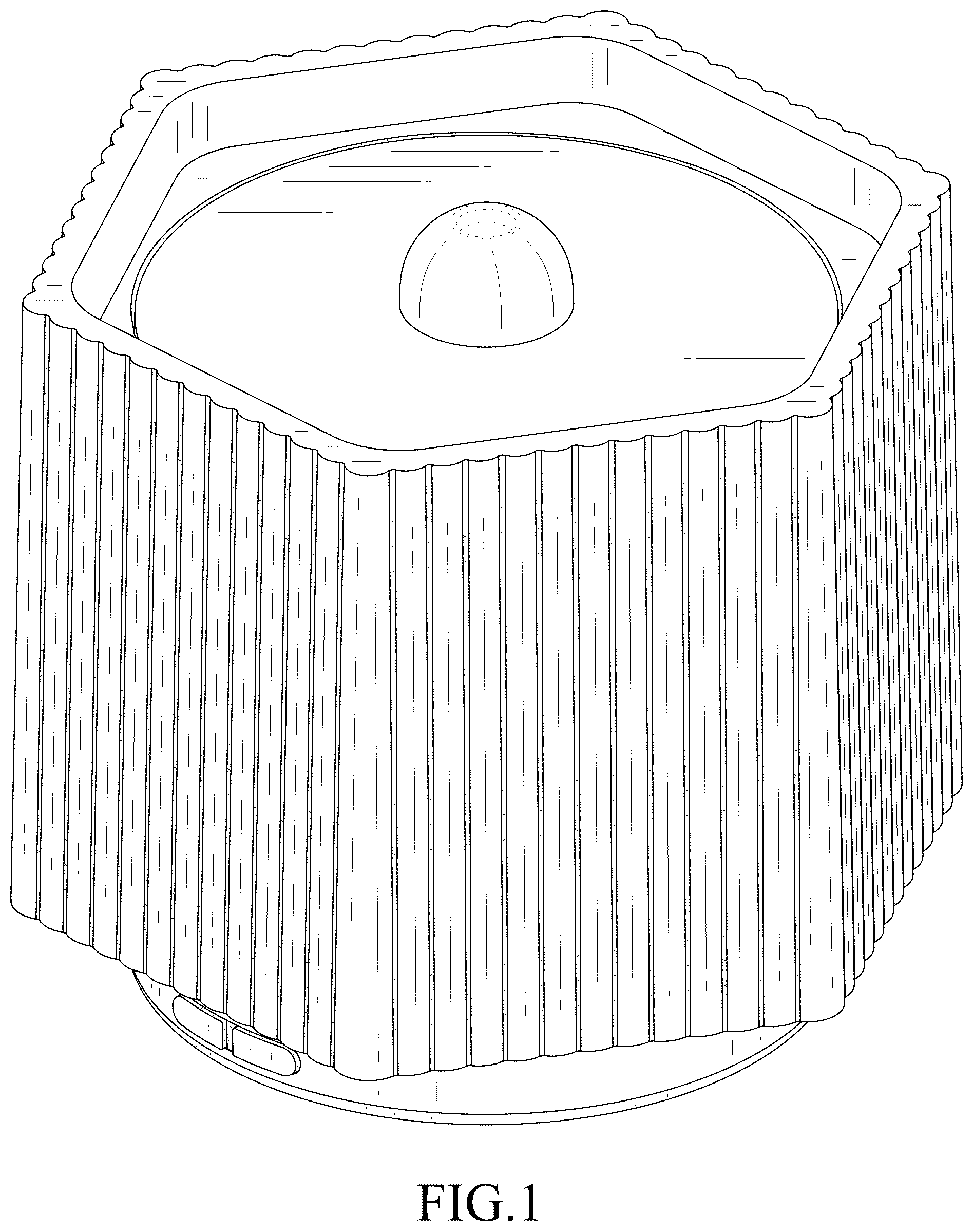Patent USD1077172 Figure 1 – Aromatherapy diffuser