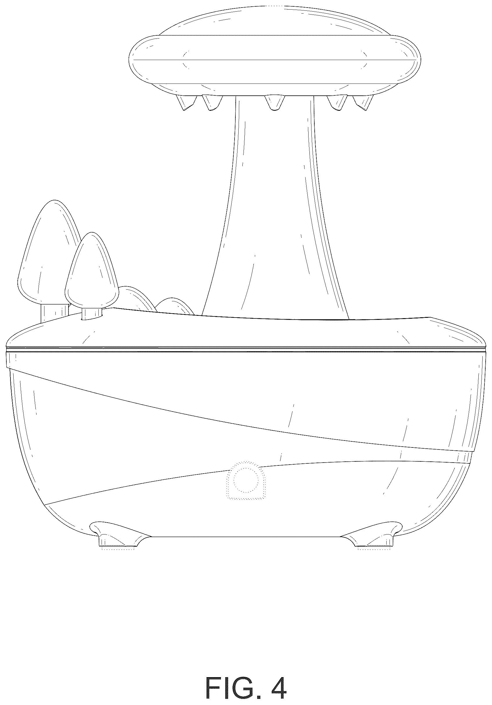 Patent USD1077177 Figure 4 – Aromatherapy humidifier