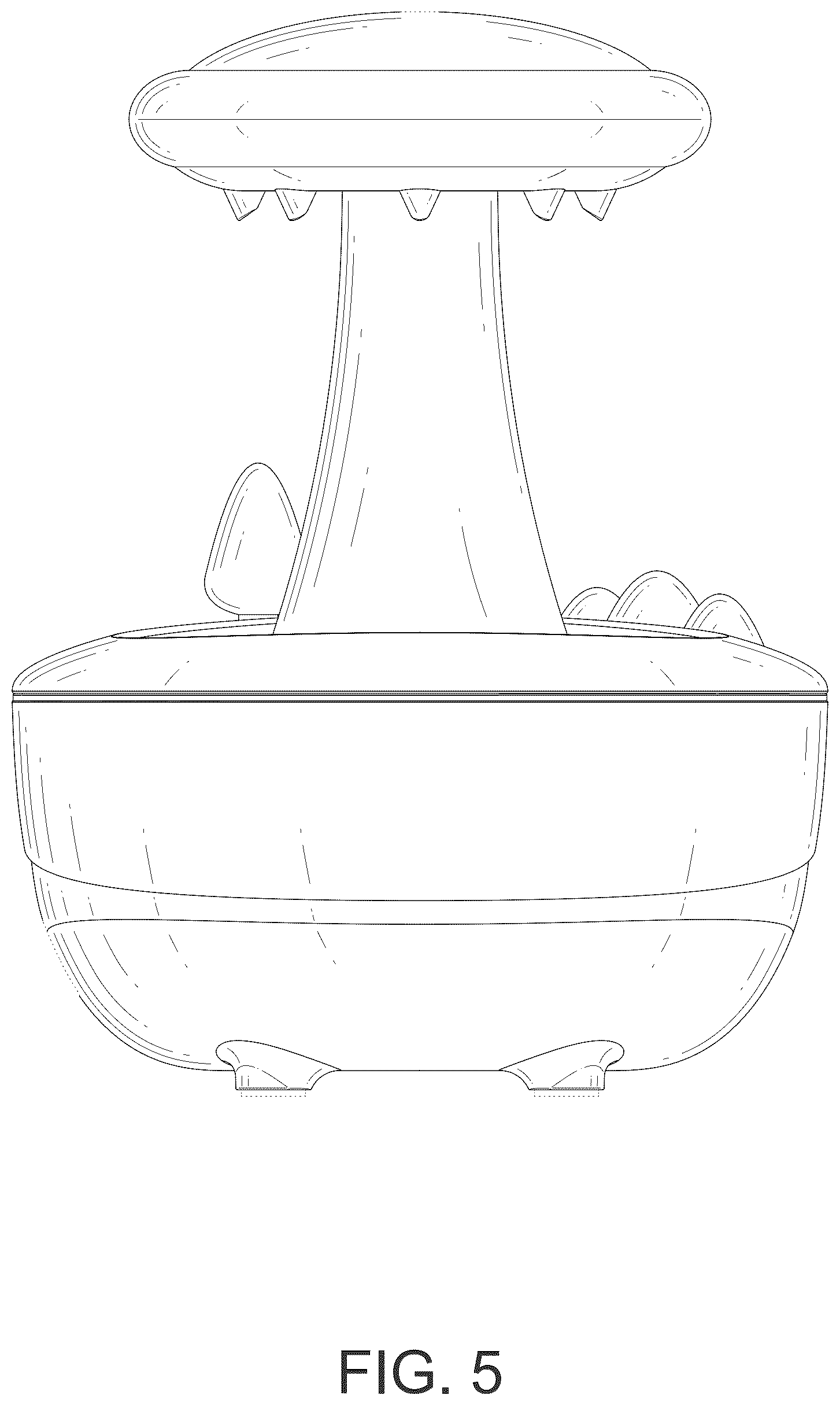 Patent USD1077177 Figure 5 – Aromatherapy humidifier