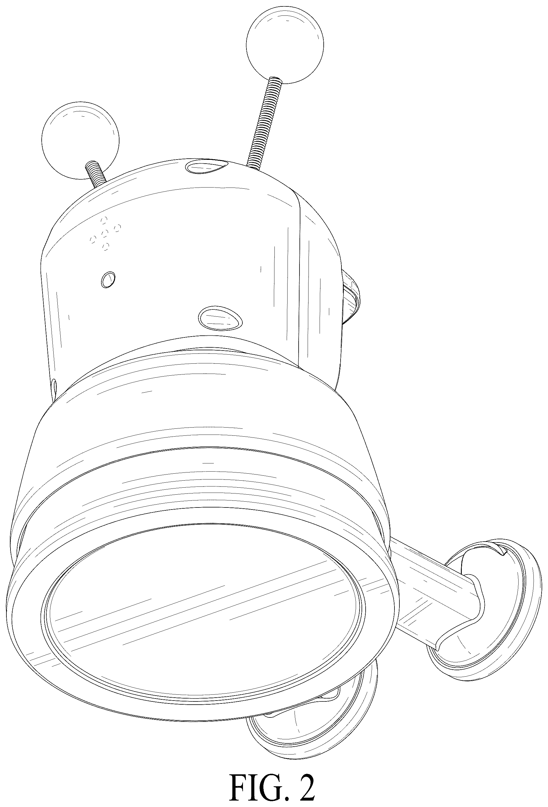 Patent USD1077178 Figure 2 – Car aromatherapy diffuser