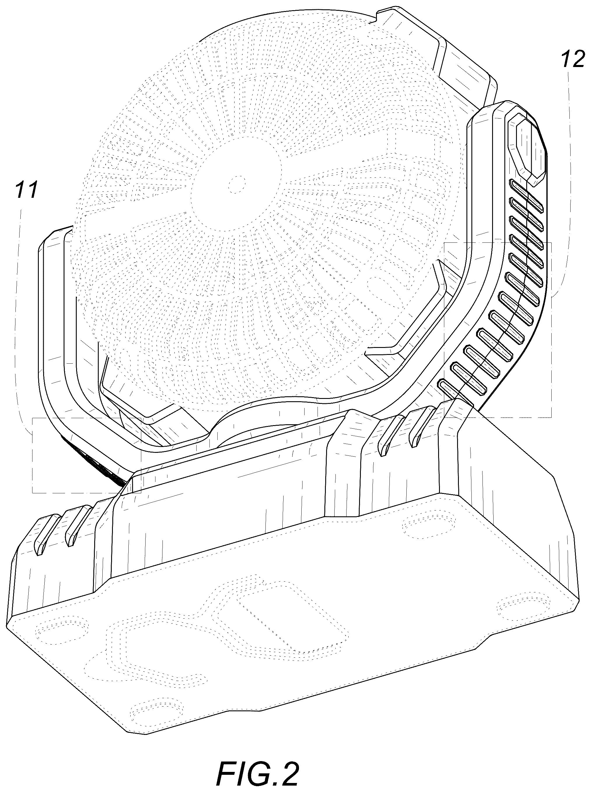 Patent USD1077179 Figure 2 – Fan
