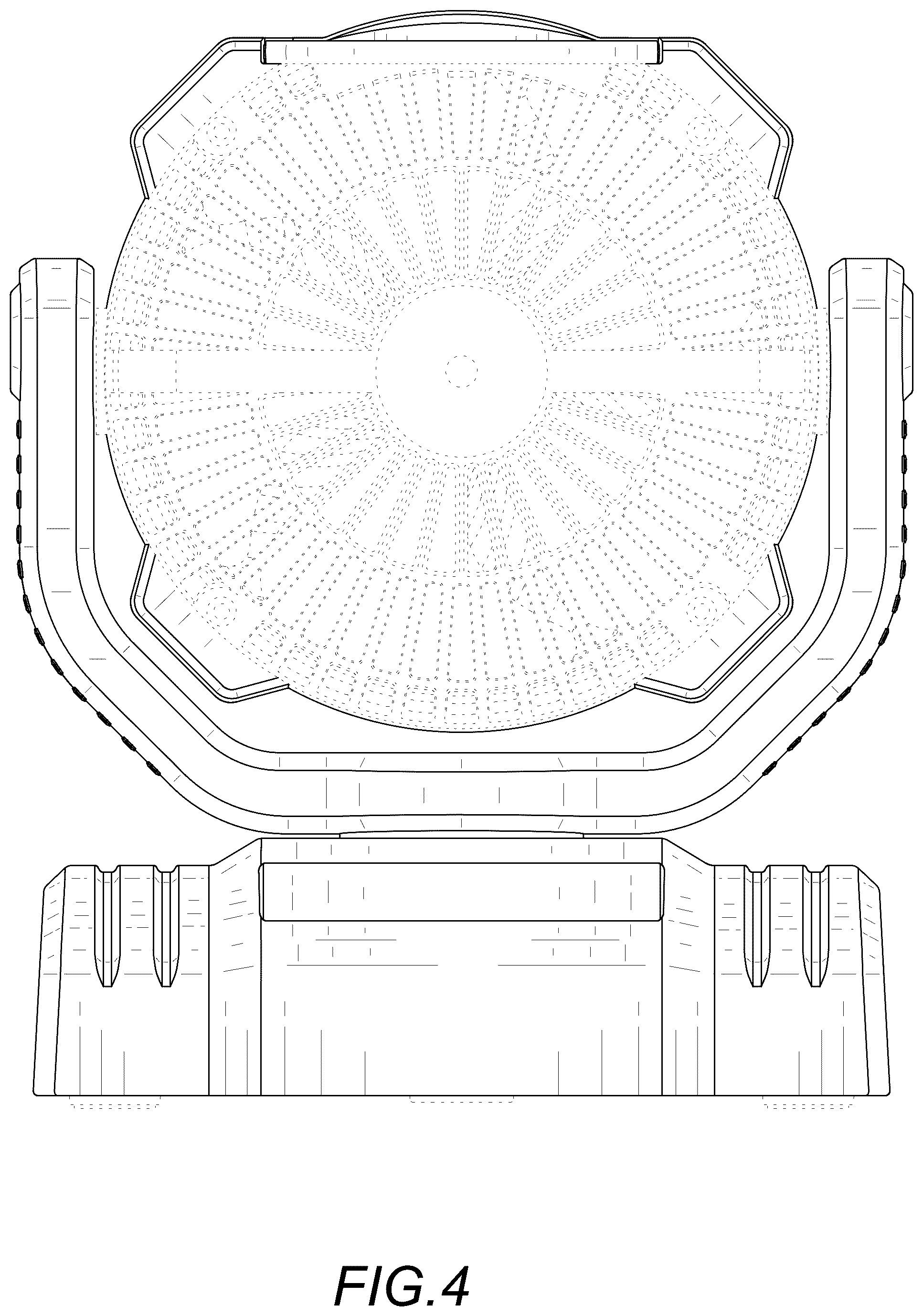 Patent USD1077179 Figure 4 – Fan