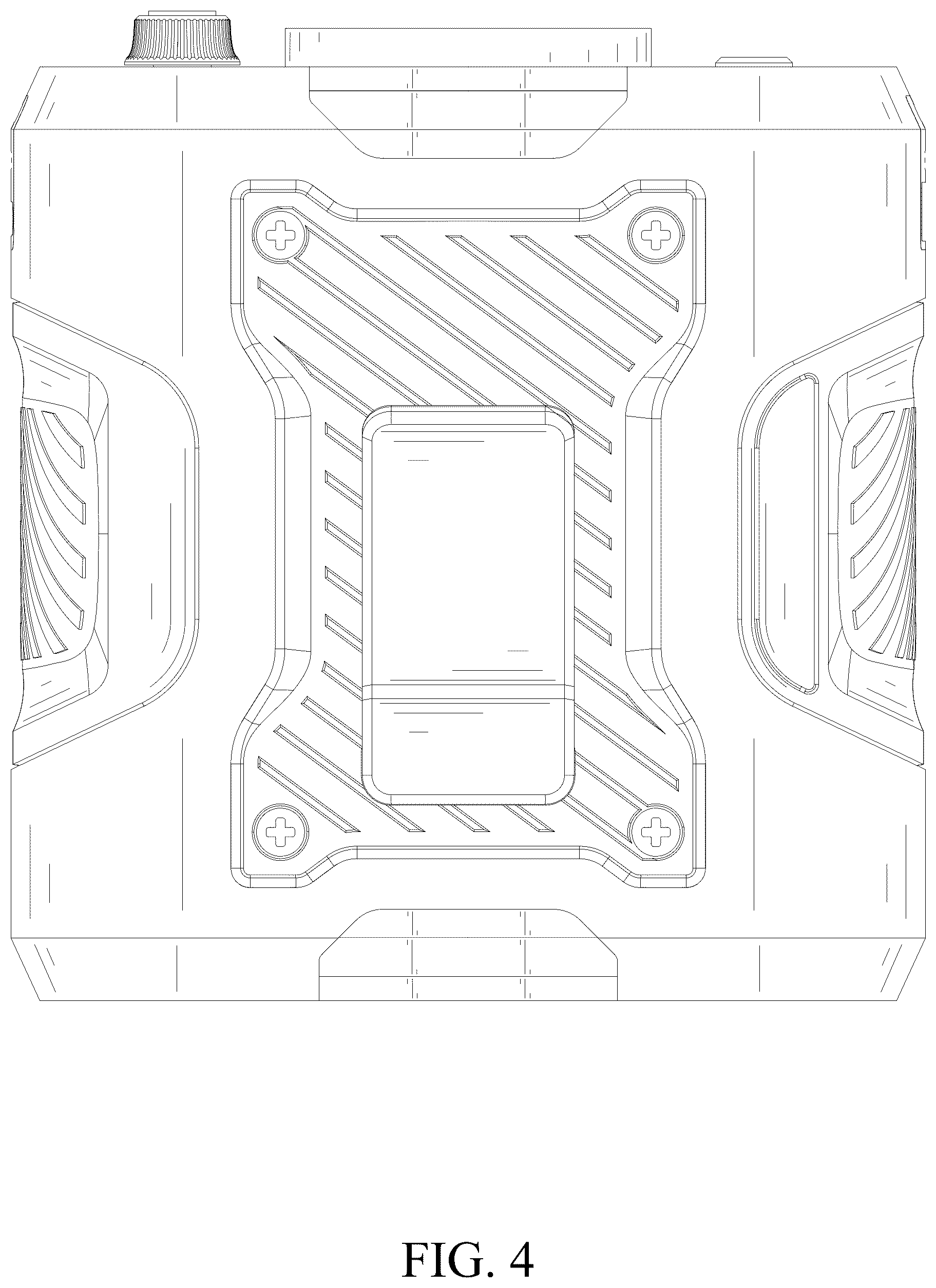 Patent USD1077180 Figure 4 – Waist clip fan