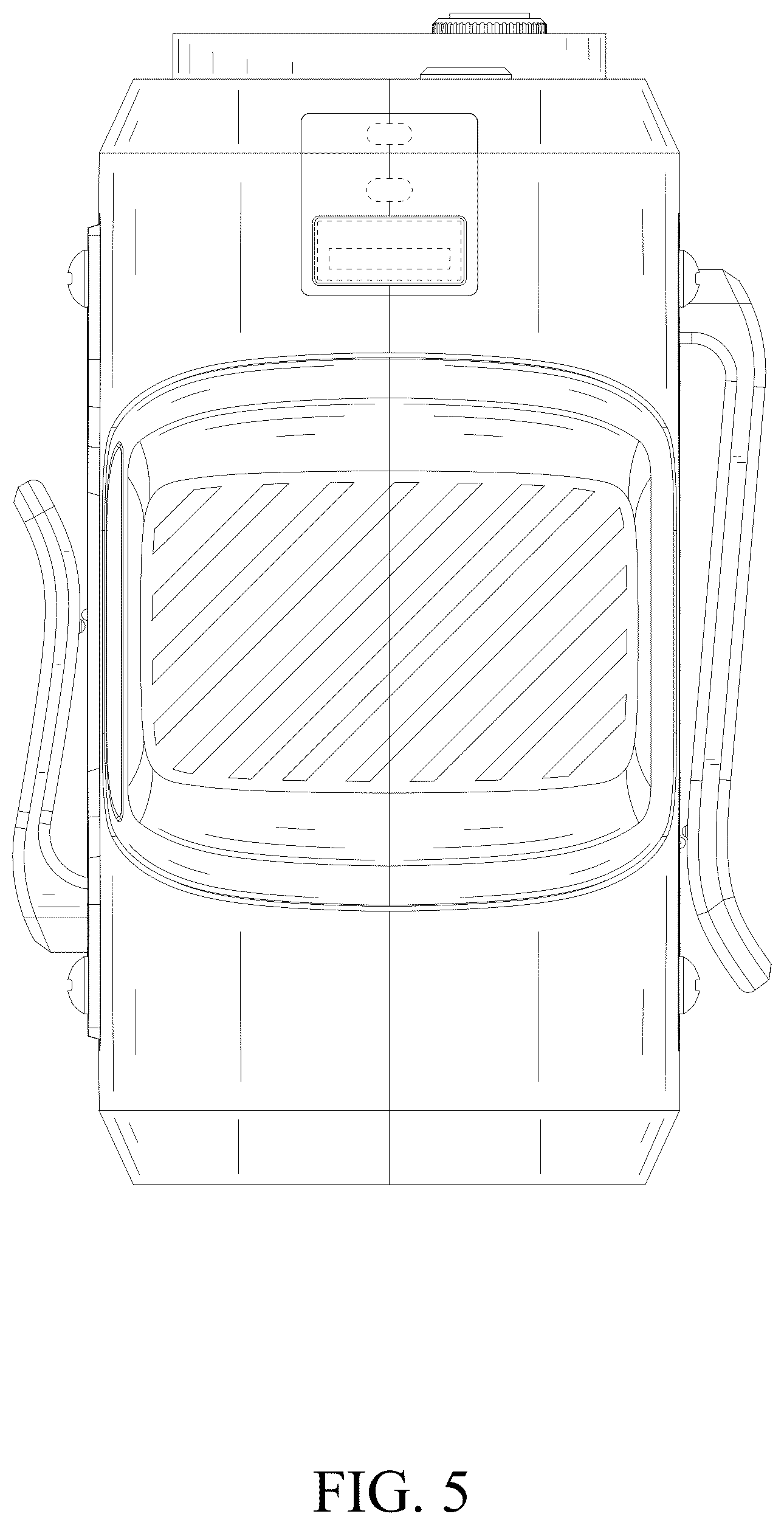 Patent USD1077180 Figure 5 – Waist clip fan