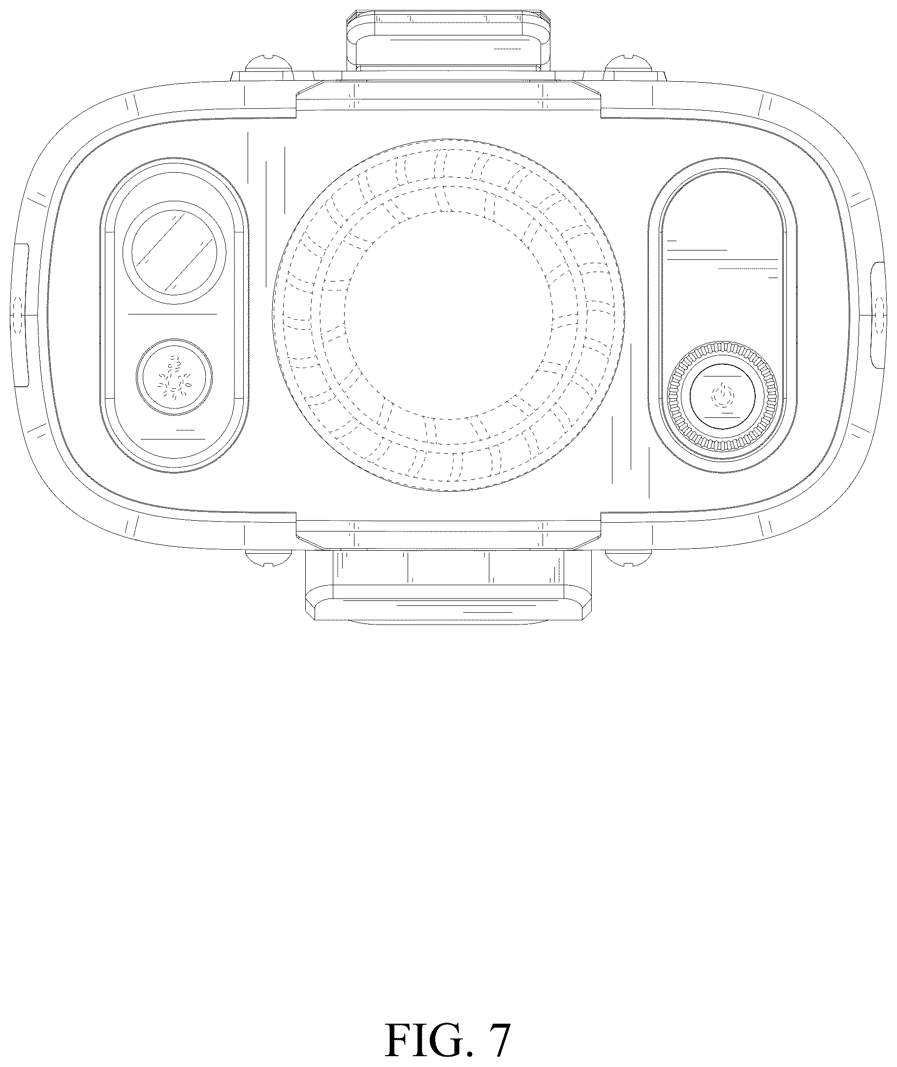 Patent USD1077180 Figure 7 – Waist clip fan