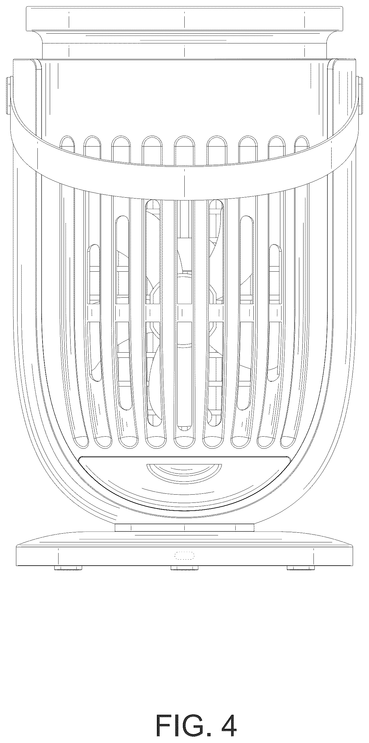 Patent USD1077185 Figure 4 – Air cooler