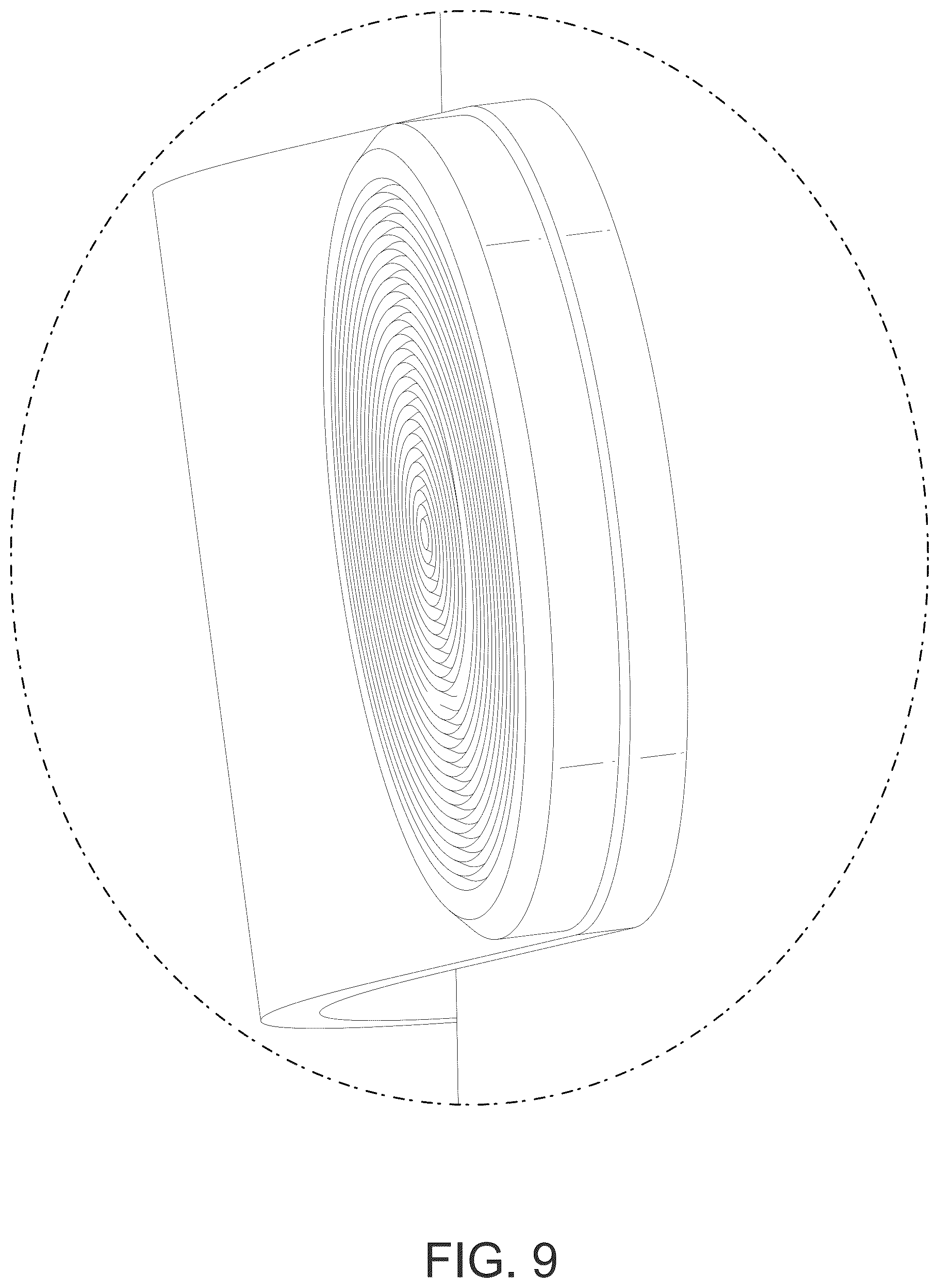 Patent USD1077185 Figure 9 – Air cooler