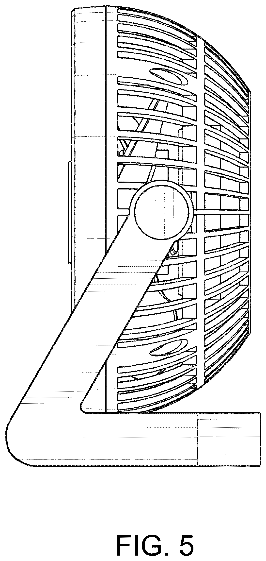 Patent USD1077188 Figure 5 – Desk fan