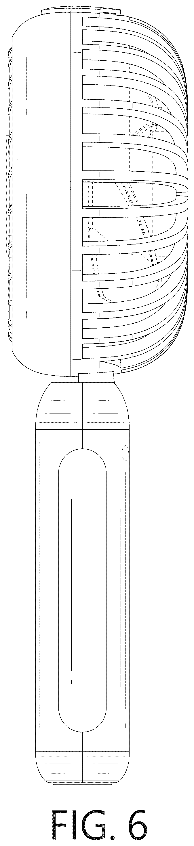 Patent USD1077189 Figure 6 – Handheld fan
