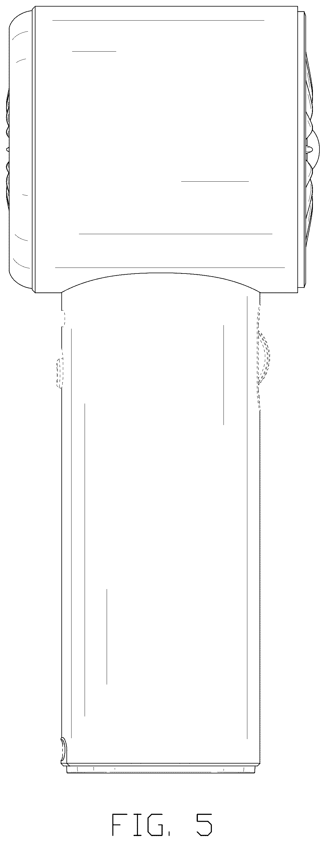Patent USD1077190 Figure 5 – Portable fan