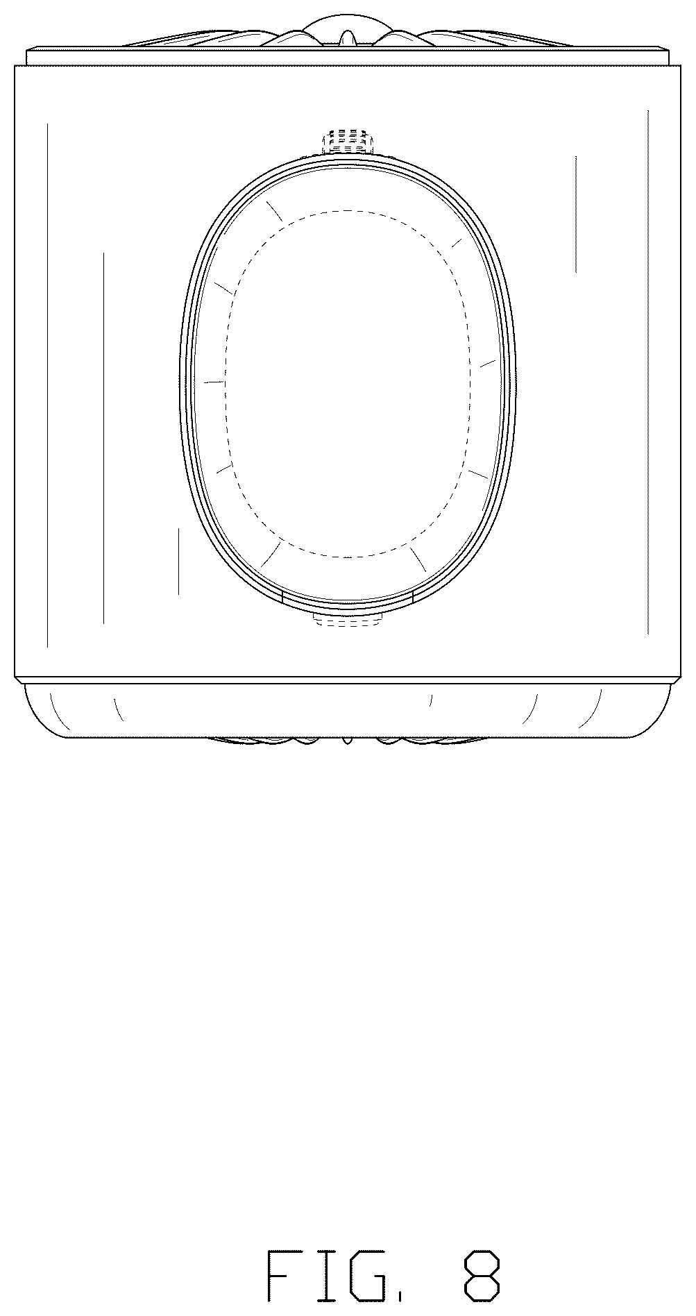 Patent USD1077190 Figure 8 – Portable fan