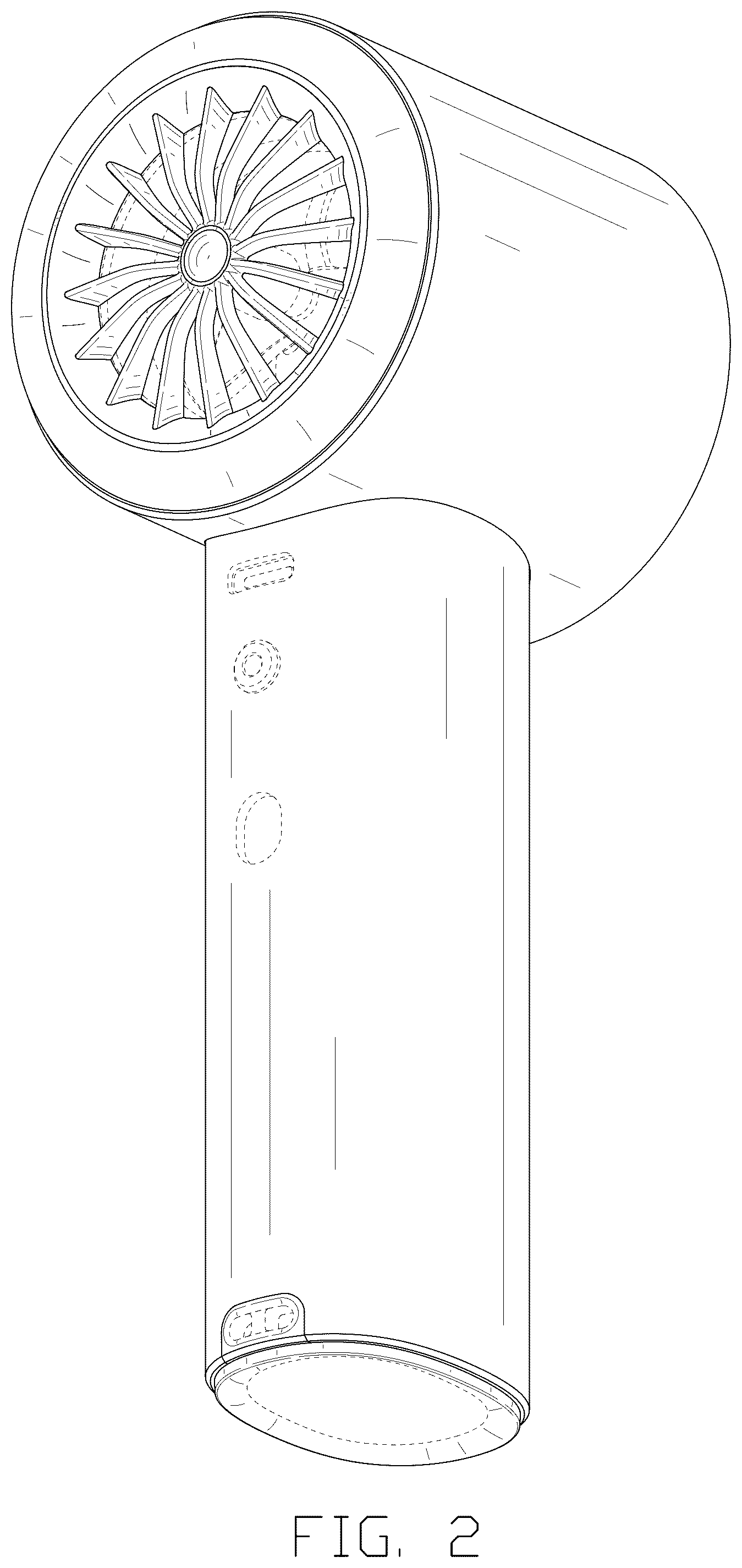 Patent USD1077191 Figure 2 – Portable fan