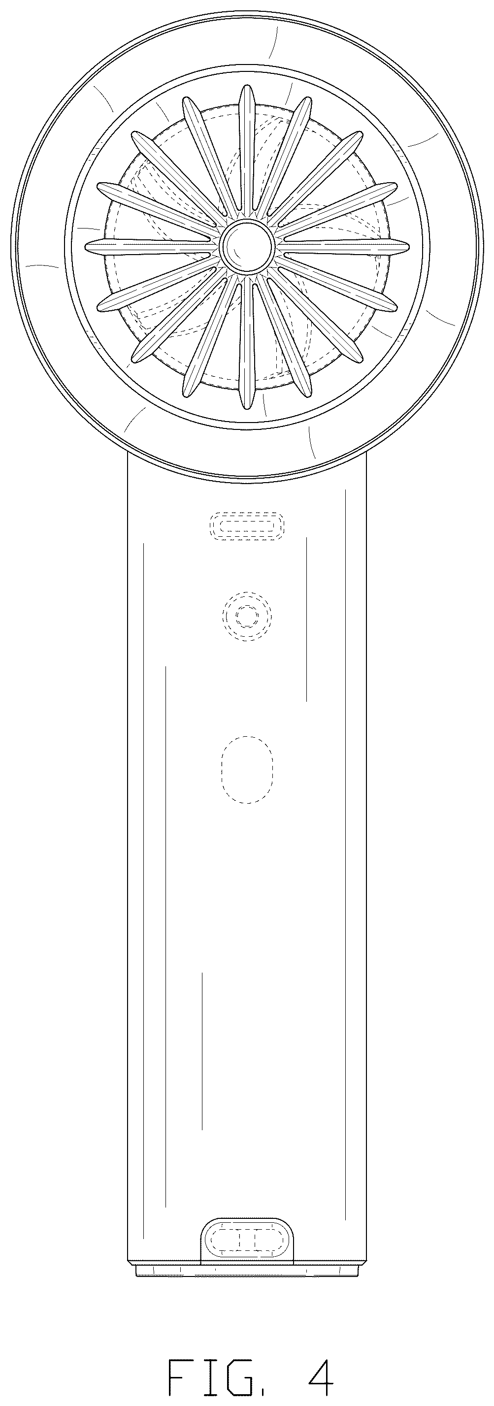 Patent USD1077191 Figure 4 – Portable fan